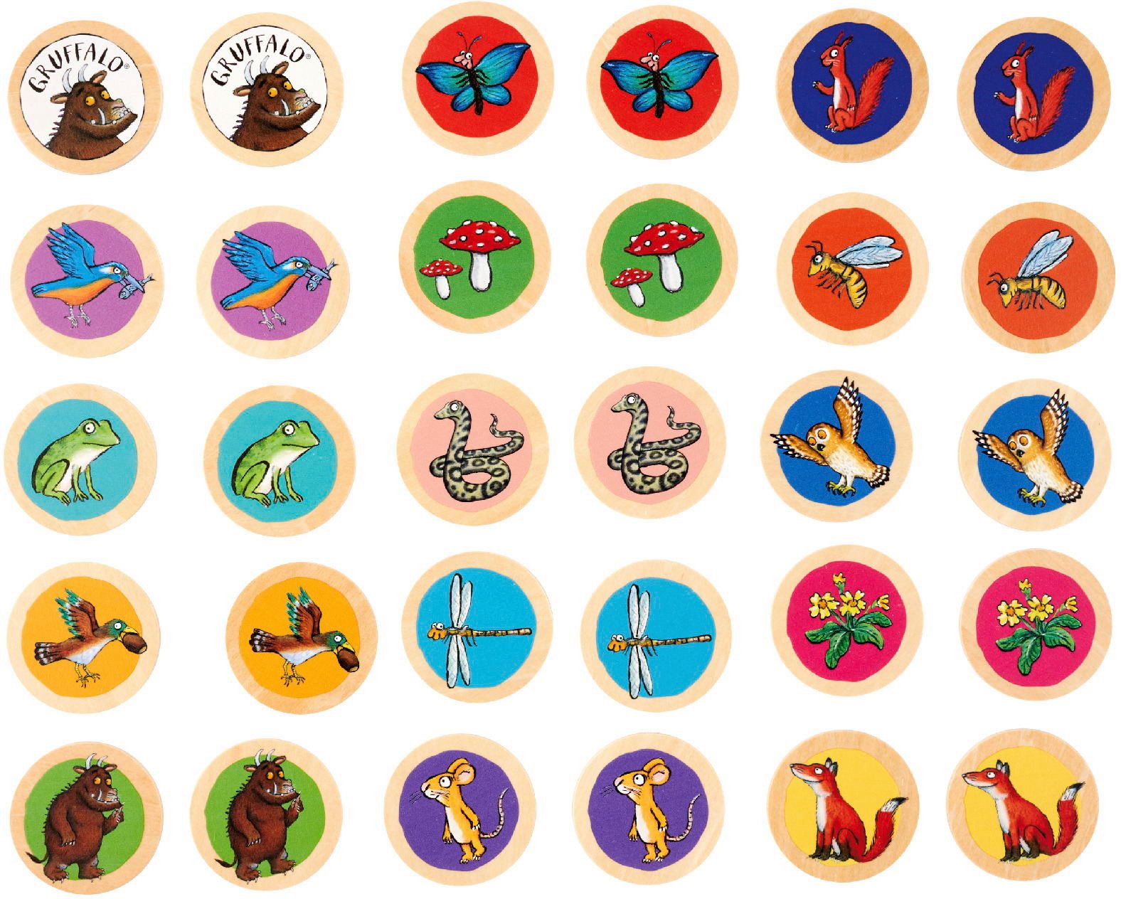 Eichhorn Lernspielzeug Kinderspiel Kartenlegespiel Games Grüffelo Erinnere günstig online kaufen