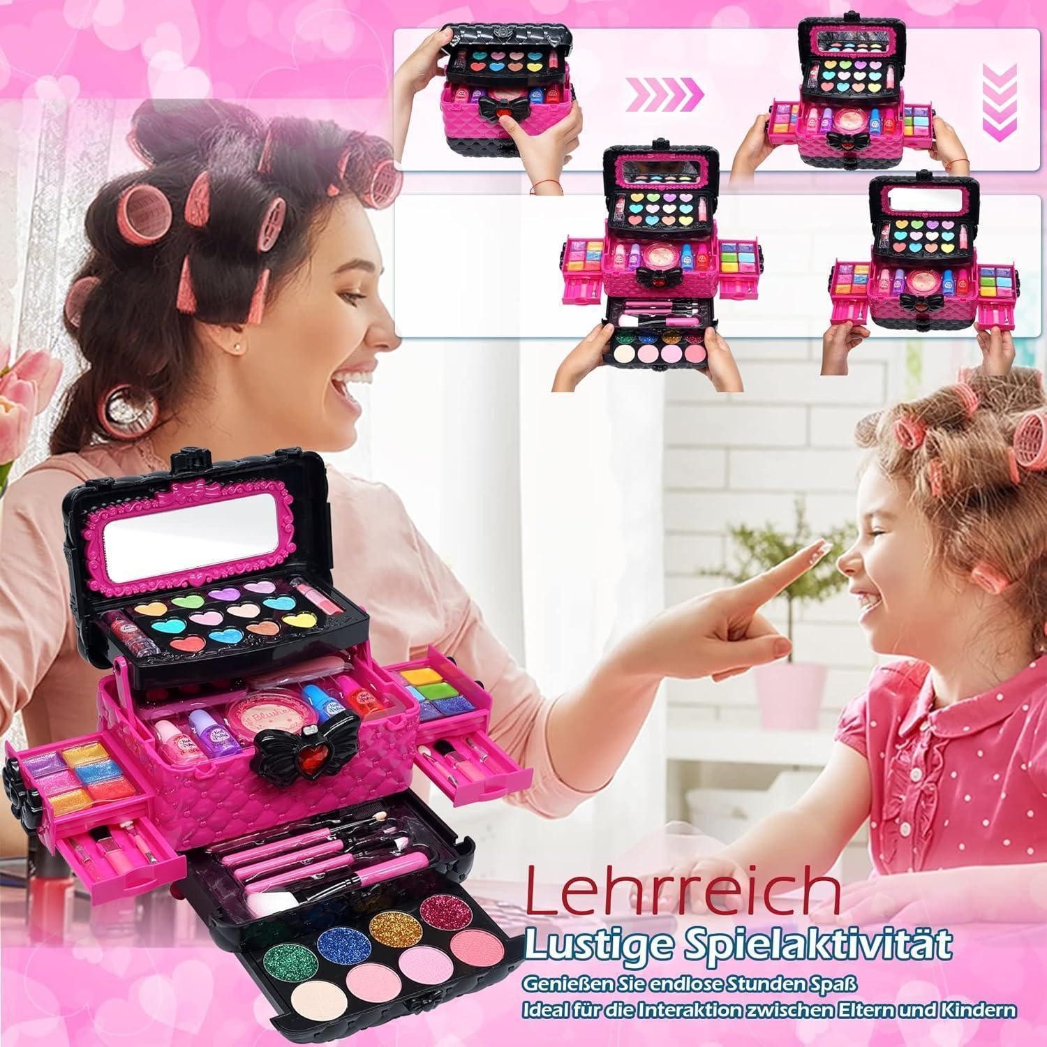 LuxusKollektion Theaterschminke Kinderschminke Set Mädchen Kinder Make Up Schminkkoffer Spielzeug – Bild 4 von 5