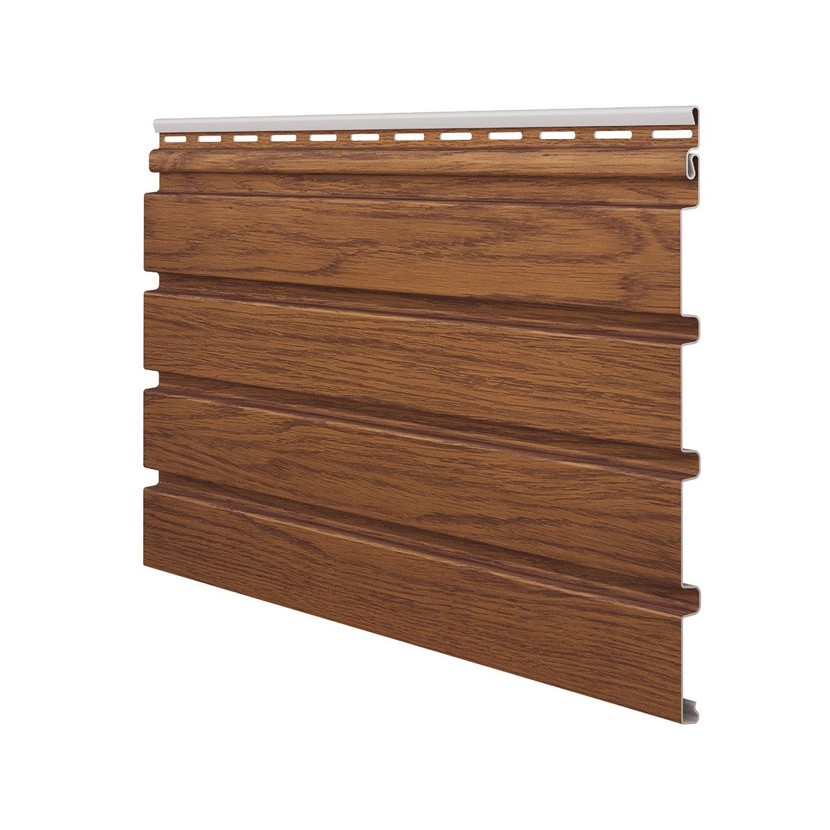 VILO Verkleidungspaneel Canadian Siding SVP-06 Fronto Standard 2,95m Stück 0,74qm walnut, BxL: 28,5x295 cm, 0,963 qm, (Stückweise 1 Paneel, 0,963 qm) 2-lagig ro – Bild 4 von 5