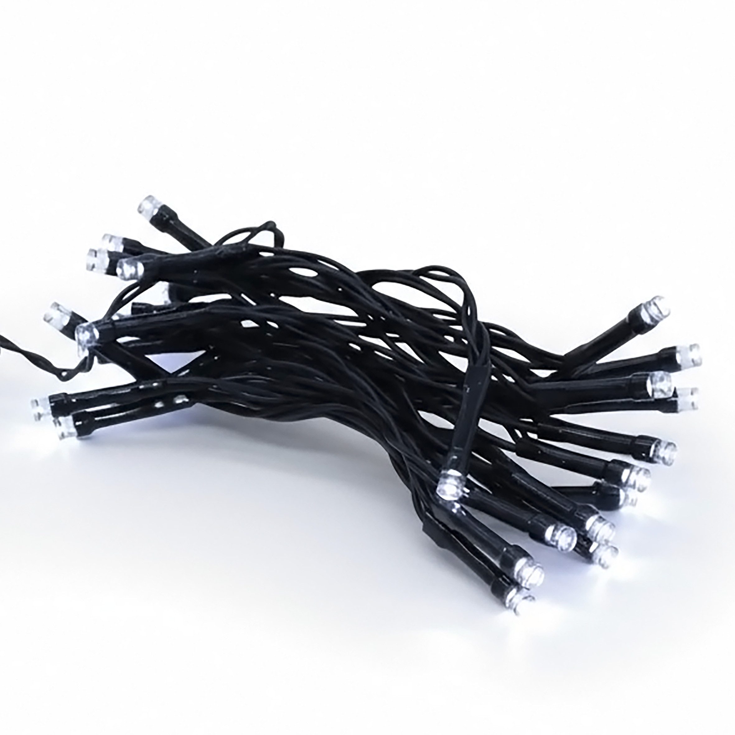 Spetebo LED-Lichterkette Außen Lichterkette kalt weiß mit Timer 24 LED, Gar günstig online kaufen