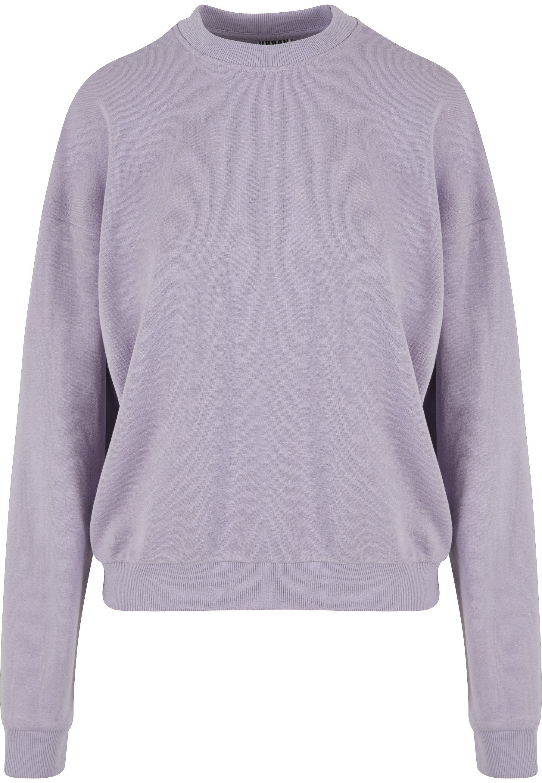 URBAN CLASSICS Sweater Urban Classics Damen Ladies Oversized Light Terry Crewneck