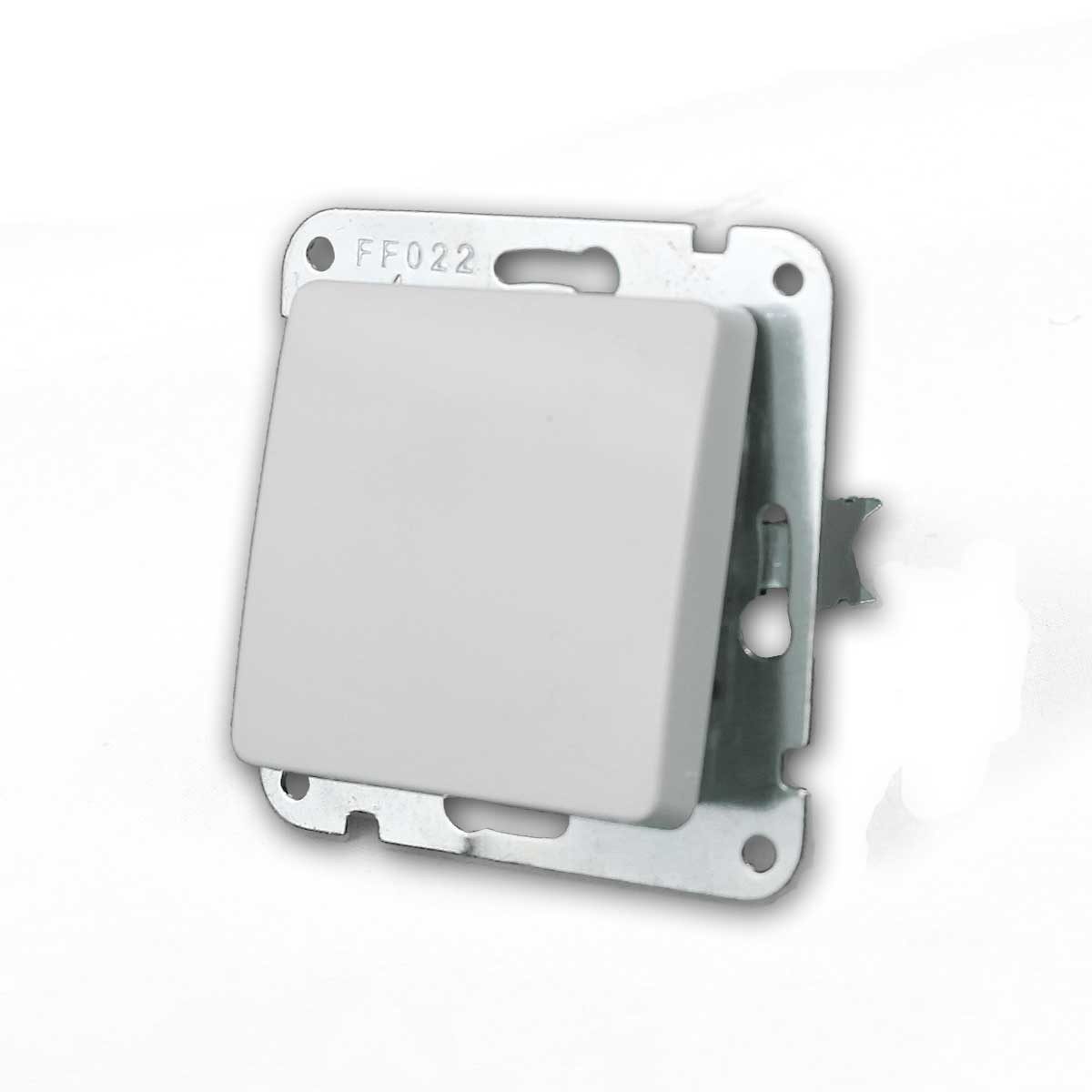 ChiliTec DELPHI Wechsel-Schalter 250V~/10A weiß OHNE Rahmen Unterputzschalter