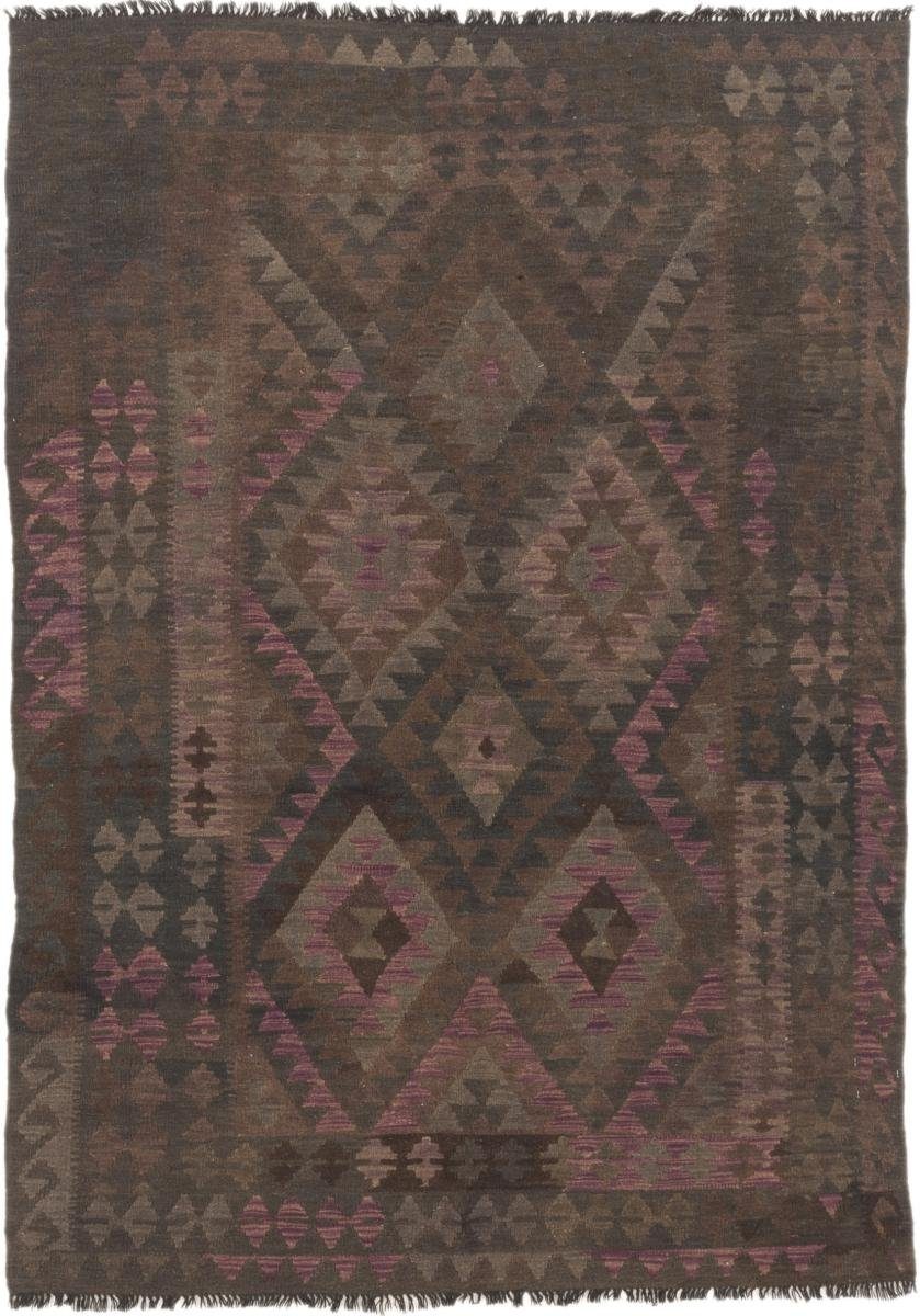Orientteppich Kelim Afghan Heritage 146x206 Handgewebter Moderner Orientteppich, Nain Trading, rechteckig, Höhe: 3 mm