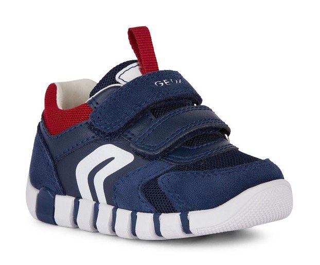 Geox B IUPIDOO BOY D Lauflernschuh Кроссовки, Babyschuh mit praktischen Klettverschlüssen