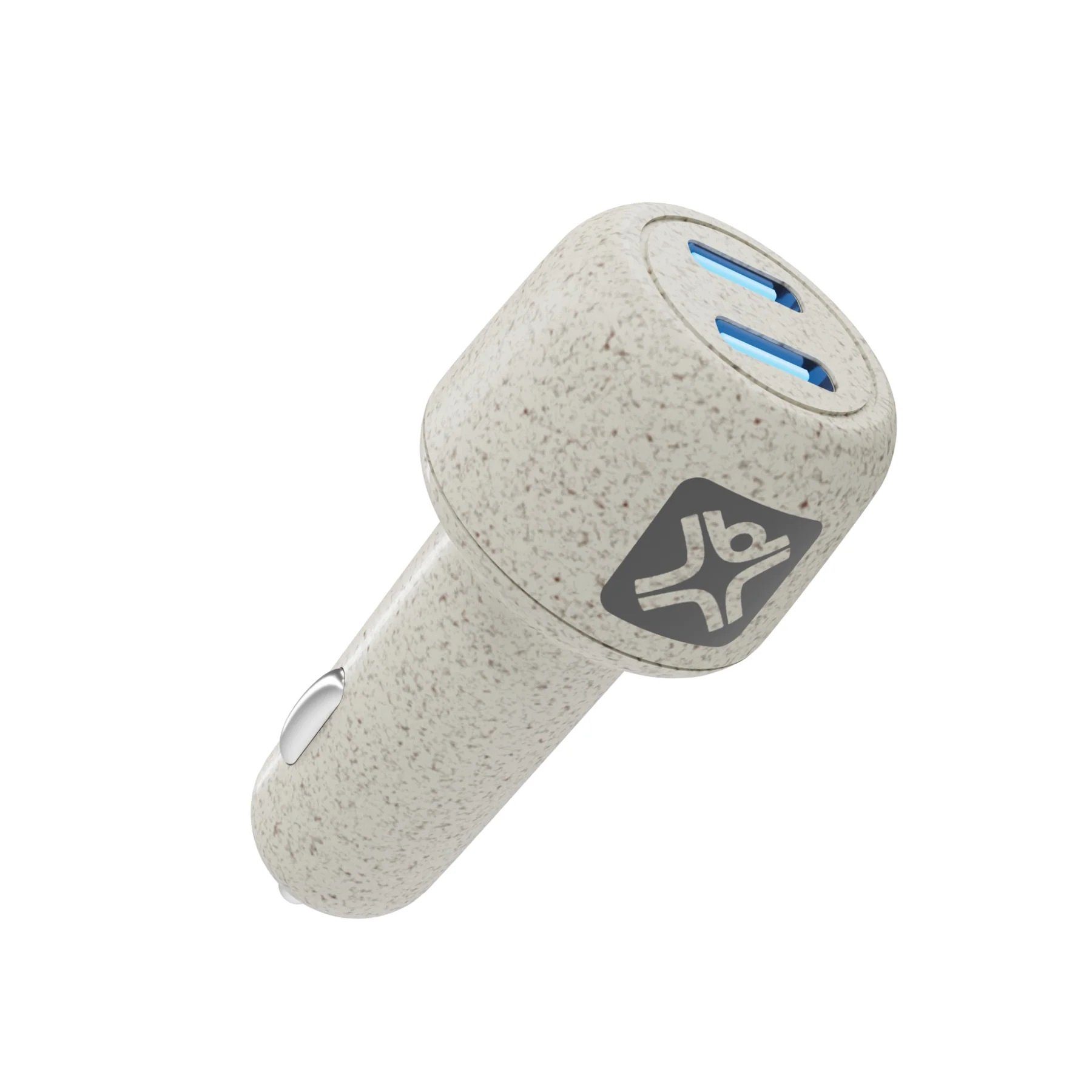 XtremeMac Zigarettenanzünder-Verteiler XGR-2CPD-03 45W Doppel-USB-C-Autoladegerät aus erneuerb. Materialien