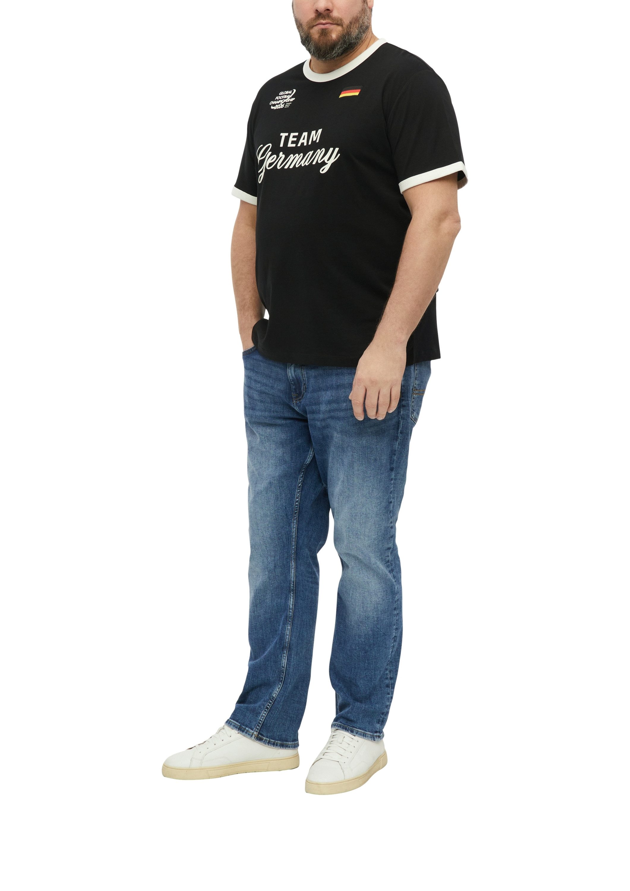 s.Oliver T-Shirt T-Shirt GREY/BLACK