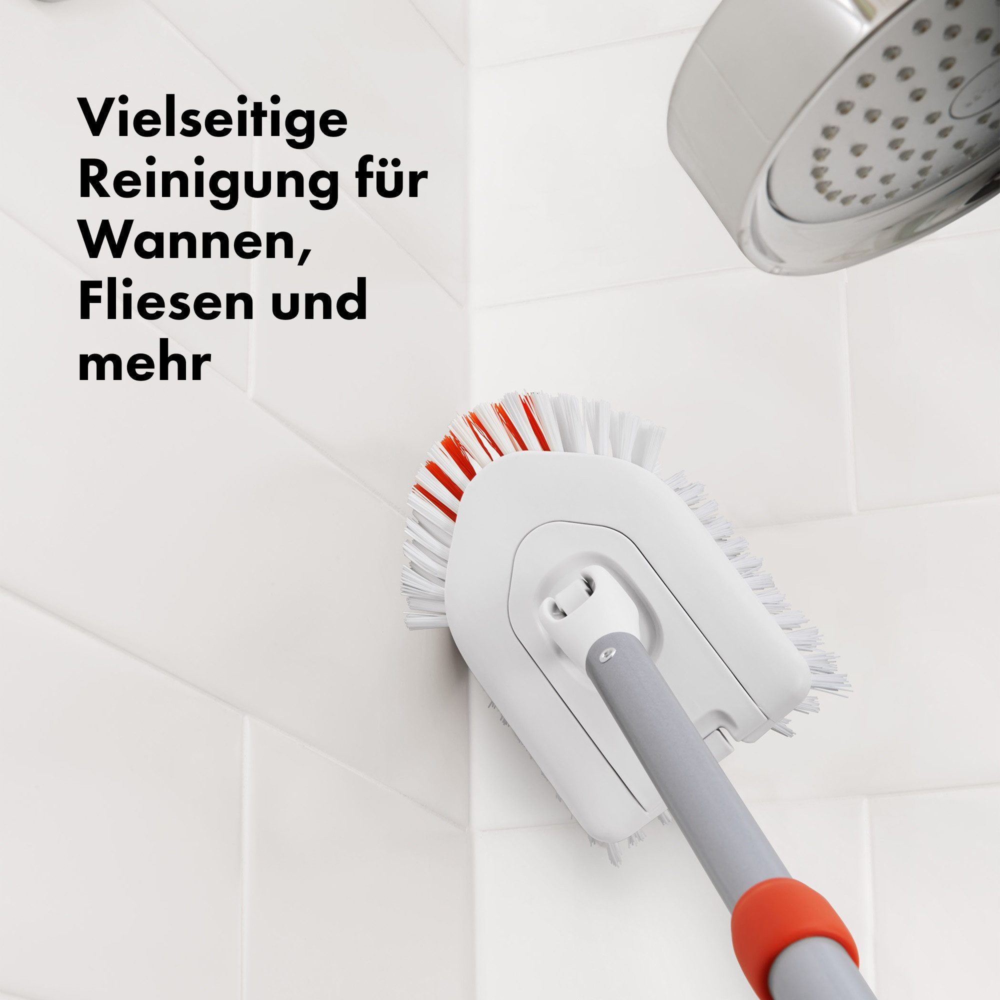 OXO Good Grips Ersatzbürste OXO Nachfüllpackung für ausziehbare Badewannen, (1-tlg), robuste Borsten und schwenkbarer Kopf