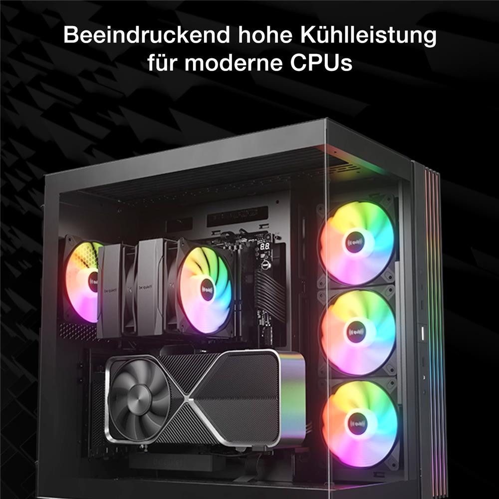 be quiet! Gehäuselüfter Pure Rock Pro 3 LX Black – Bild 2 von 5