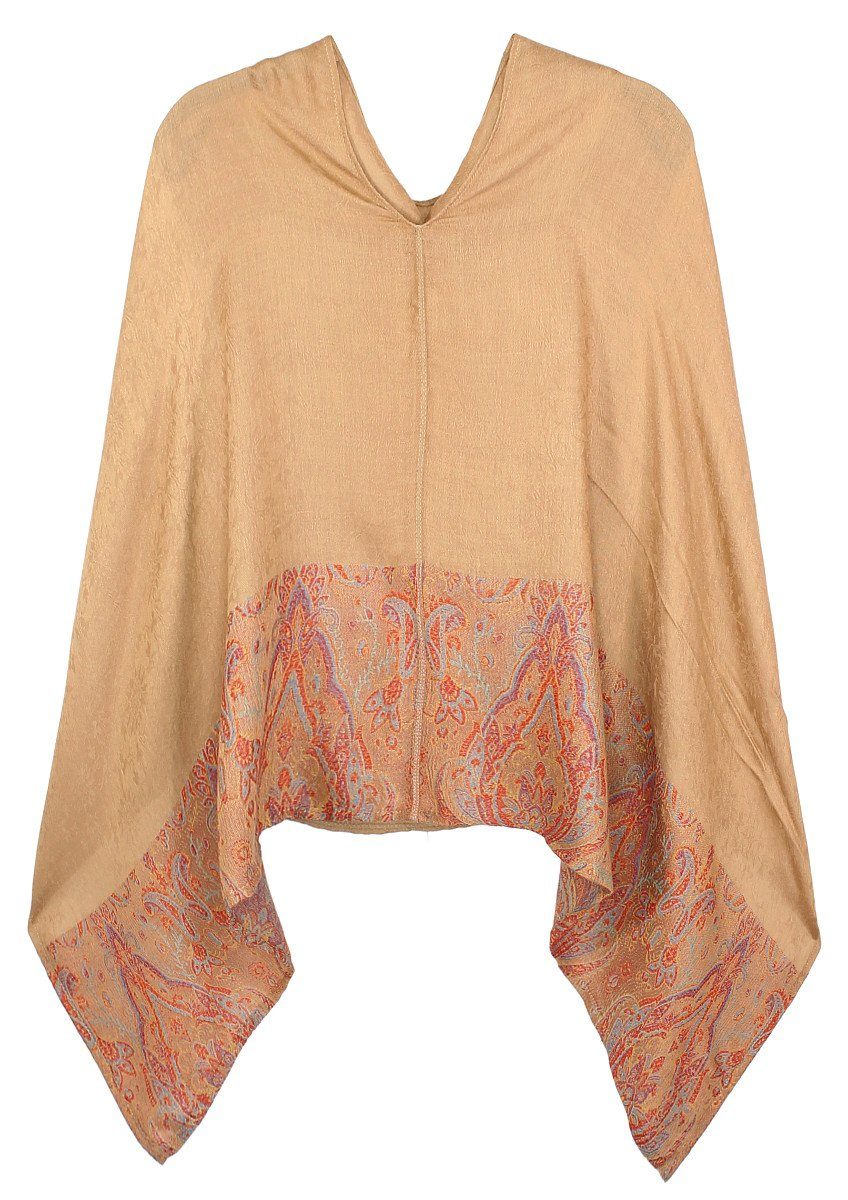 dy_mode Blusenponcho Eleganter Damen Poncho Geblümt günstig online kaufen