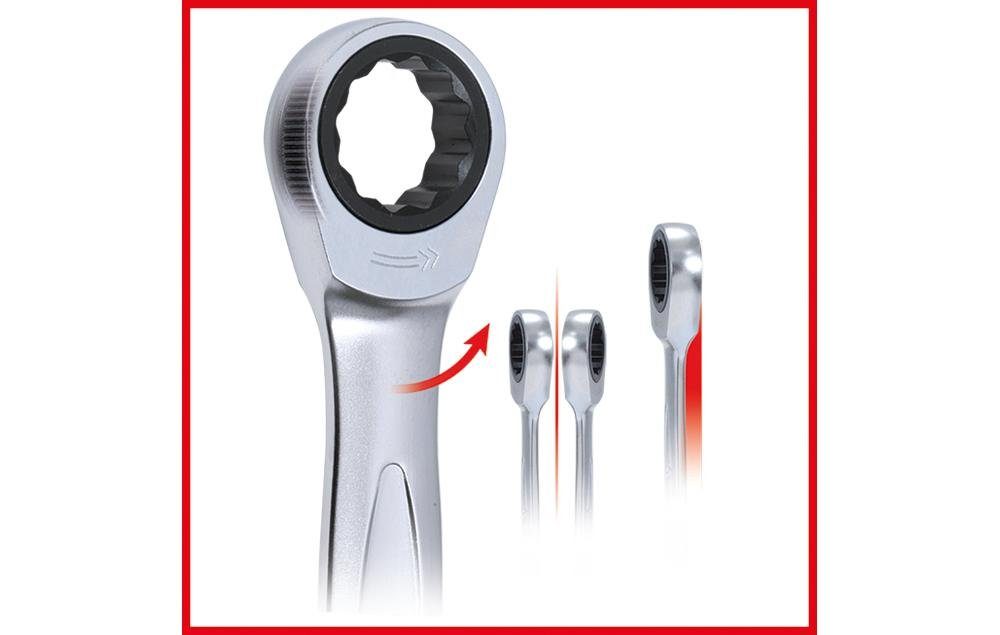 Thumbnail - KS Tools Ringschlüssel GEARplus Ratschenringmaulschlüssel-Satz, 4-tlg 24-32mm