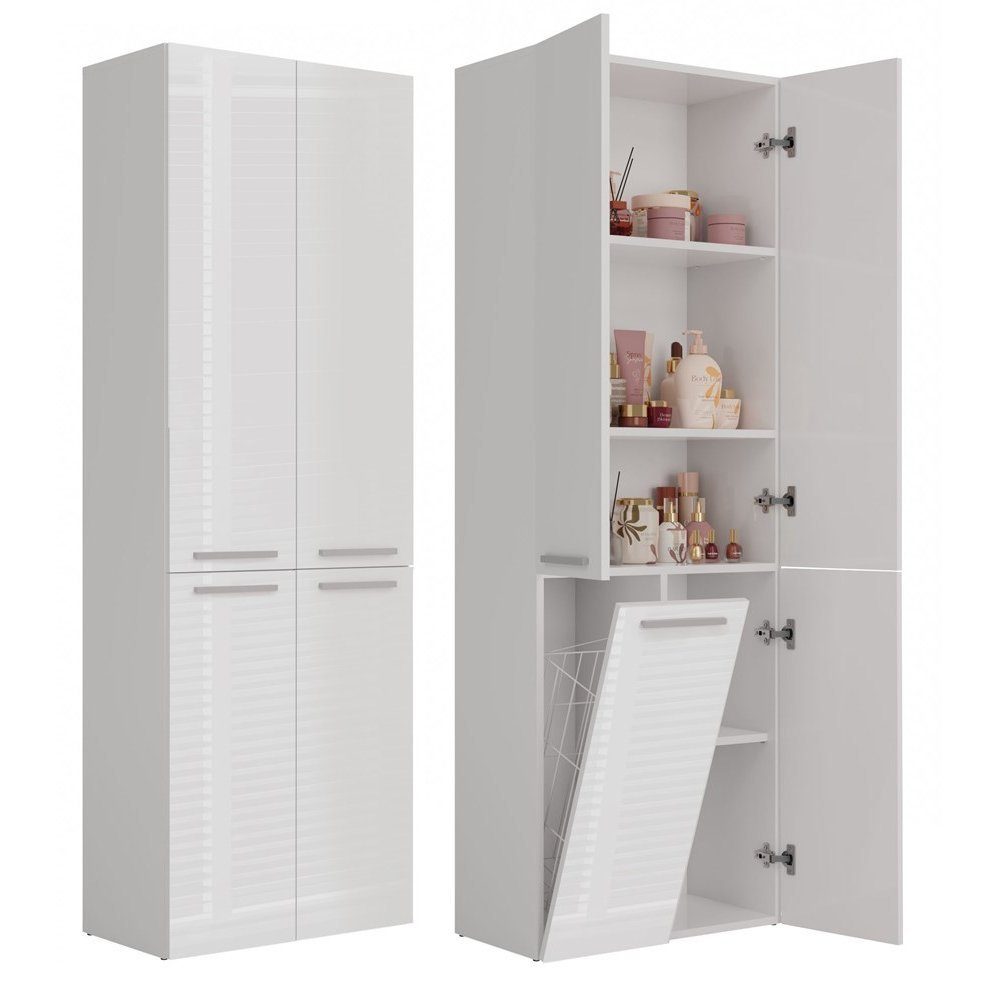 ibonto Hochschrank Badezimmerschrank & Regal Stilvoll günstig online kaufen