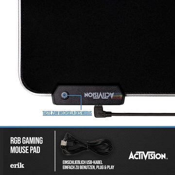empireposter Gaming Mauspad XXL Mousepad LED - Activision - 80x35 cm Schreibtischunterlage Licht