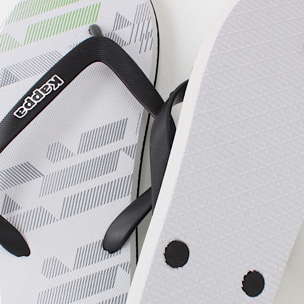 Kappa Zehensandale Logo Maceo 2 Flip Slip On Zehentrenner Wasserfreundlich, elastisch und federleicht