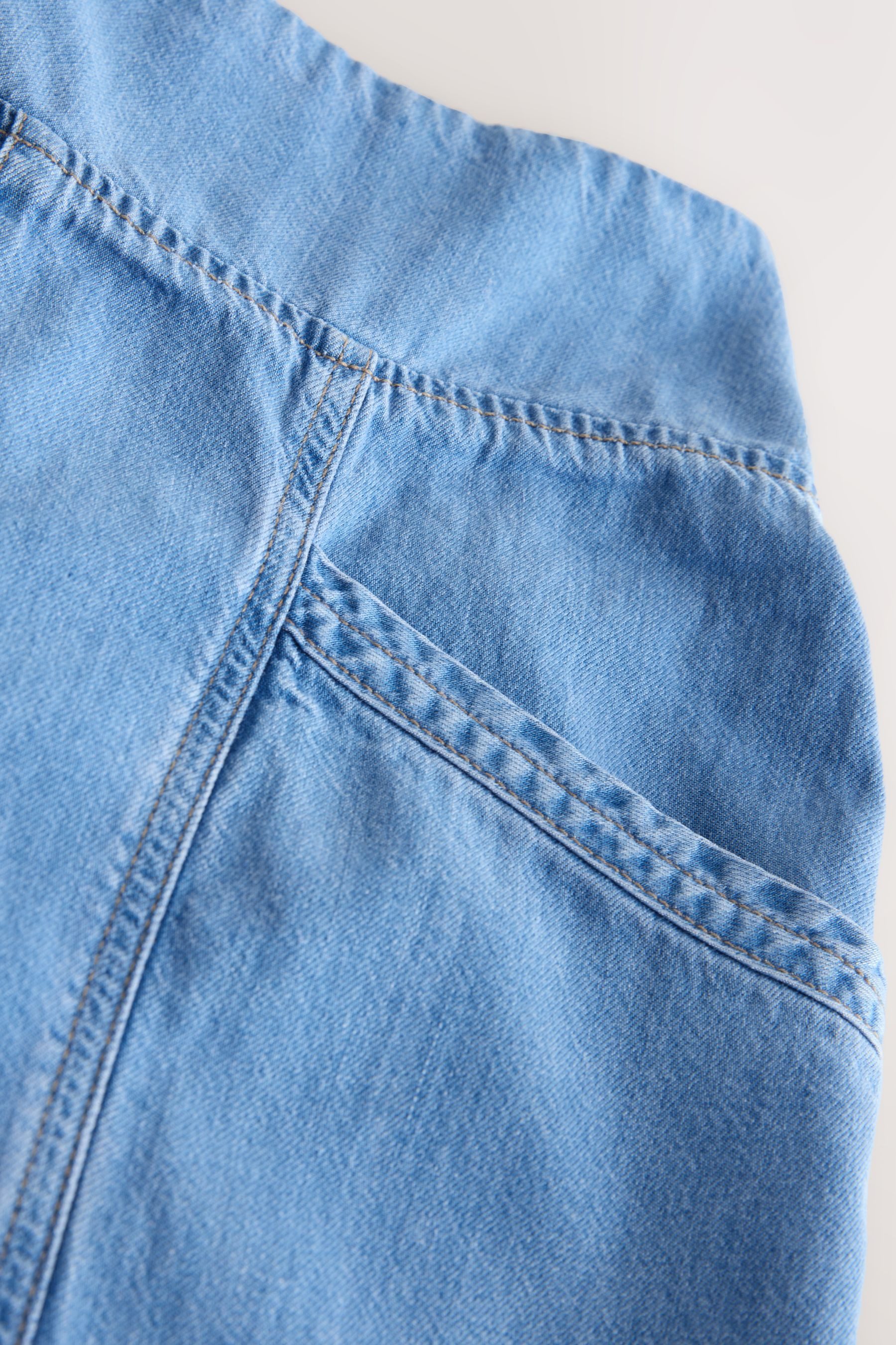 Next Haremsjeans Leichte Denim-Haremshose aus Lyocellgemisch (1-tlg)