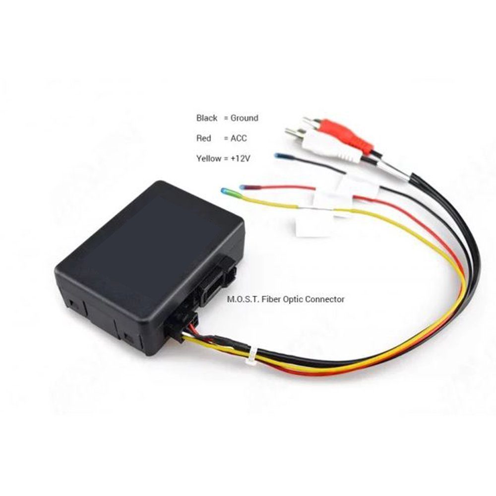 TAFFIO Fibre Optic MOST AUDIO für BMW E90 E91 E92 E93 E60 E61 E81 E82 E83 E84 KFZ-Adapter