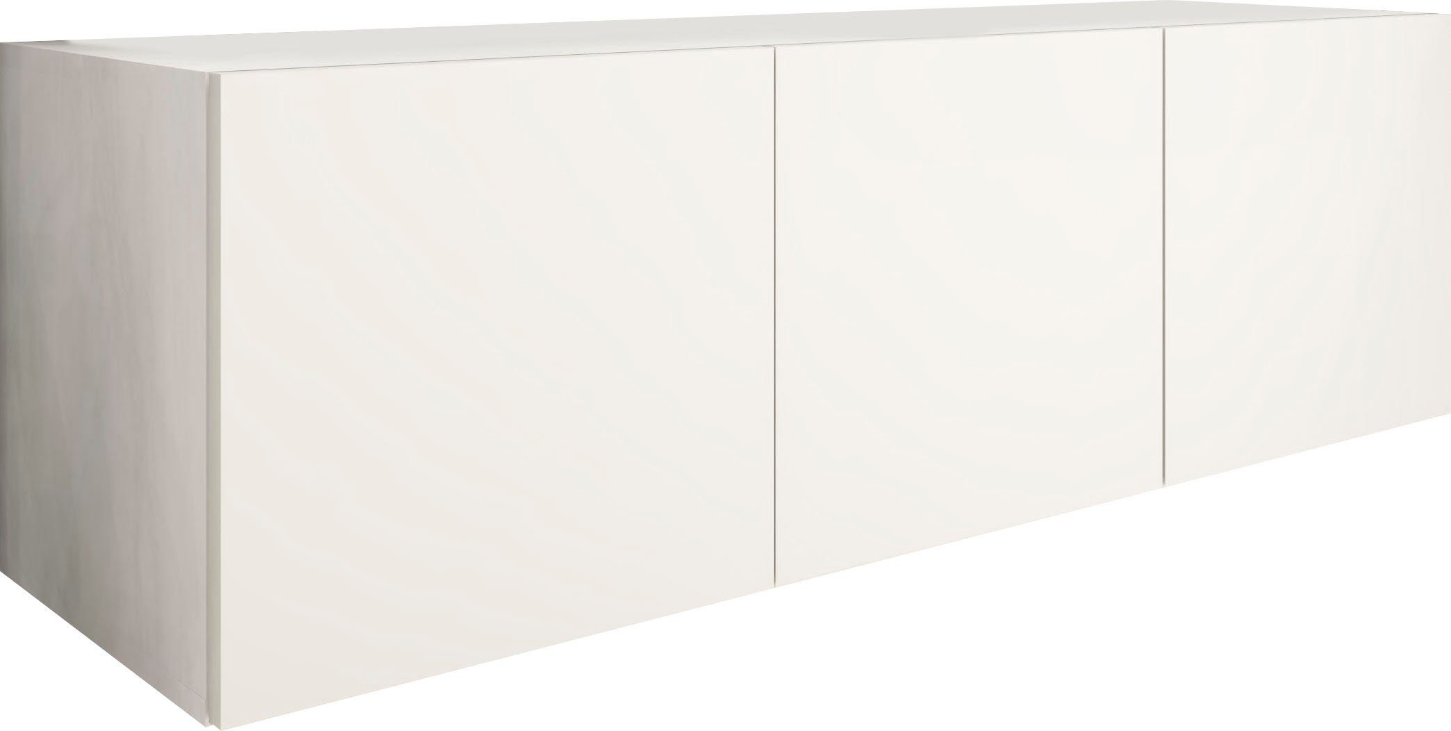 borchardt Möbel Lowboard nur hängend weiß 114 cm, Breite Vaasa, matt