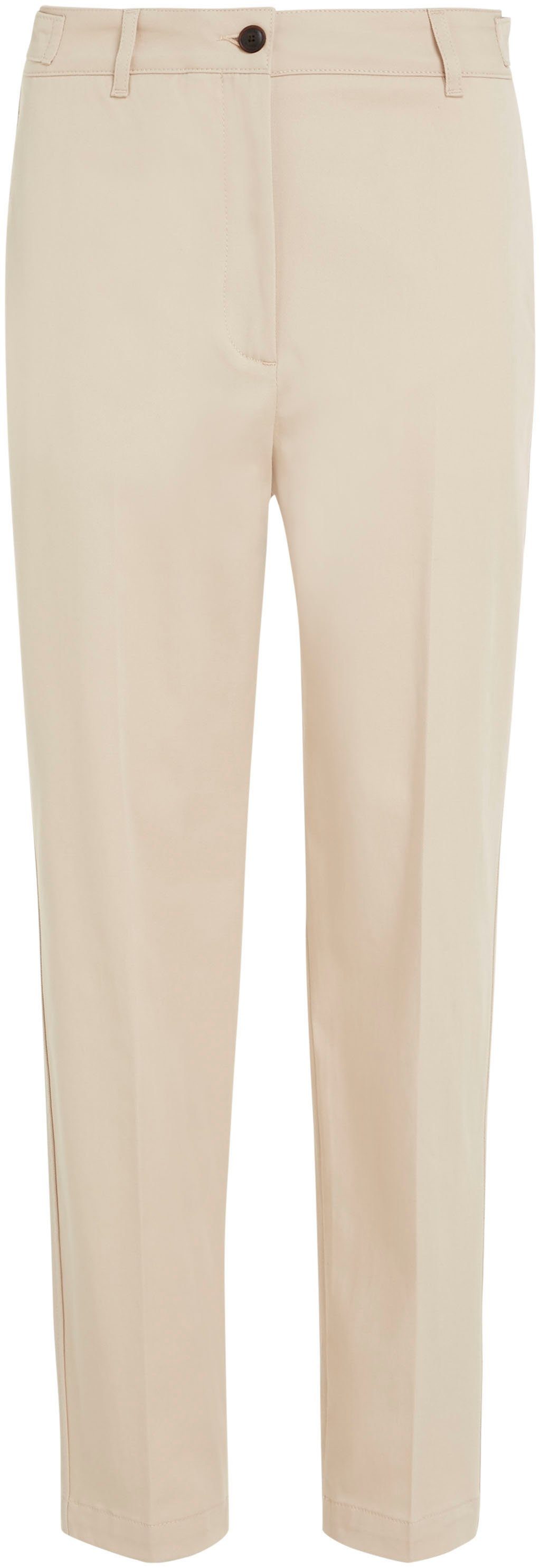 Riegeln Hilfiger mit CHINO Taillenbund CO PANT TAPERED Tommy Chinohose TWILL am