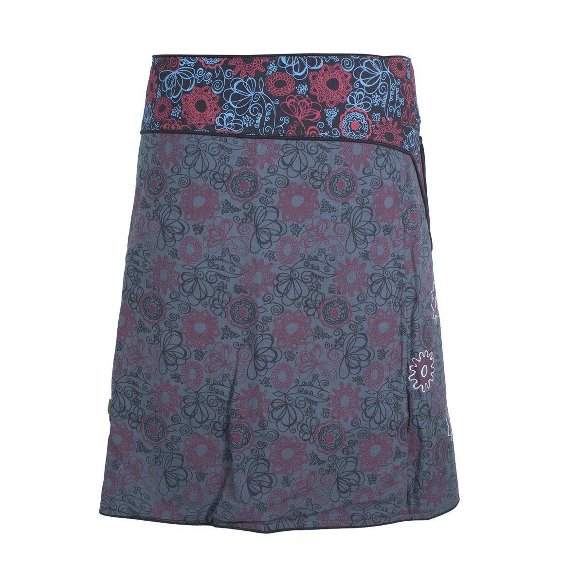 Vishes Wickelrock Blümchen Wickelrock Cacheur Druckknöpfe günstig online kaufen