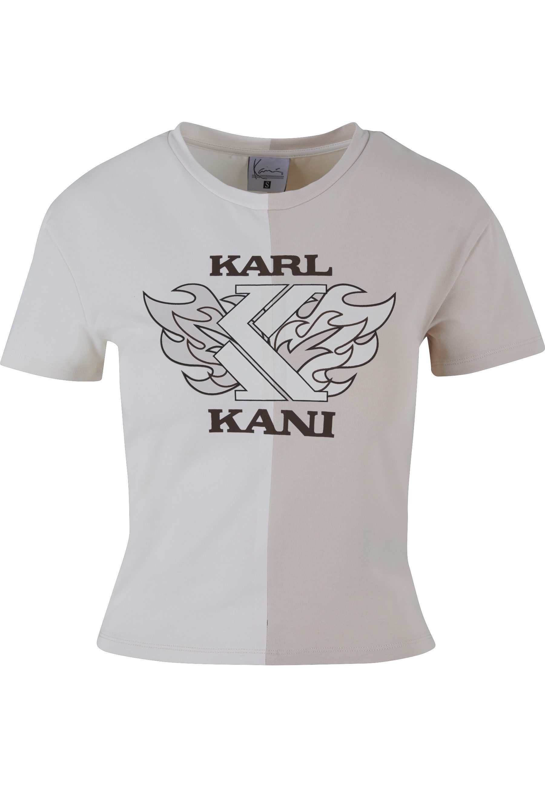 T-Shirt Karl Kani Damen KW224-014-1 KK Retro Block Crop Tee