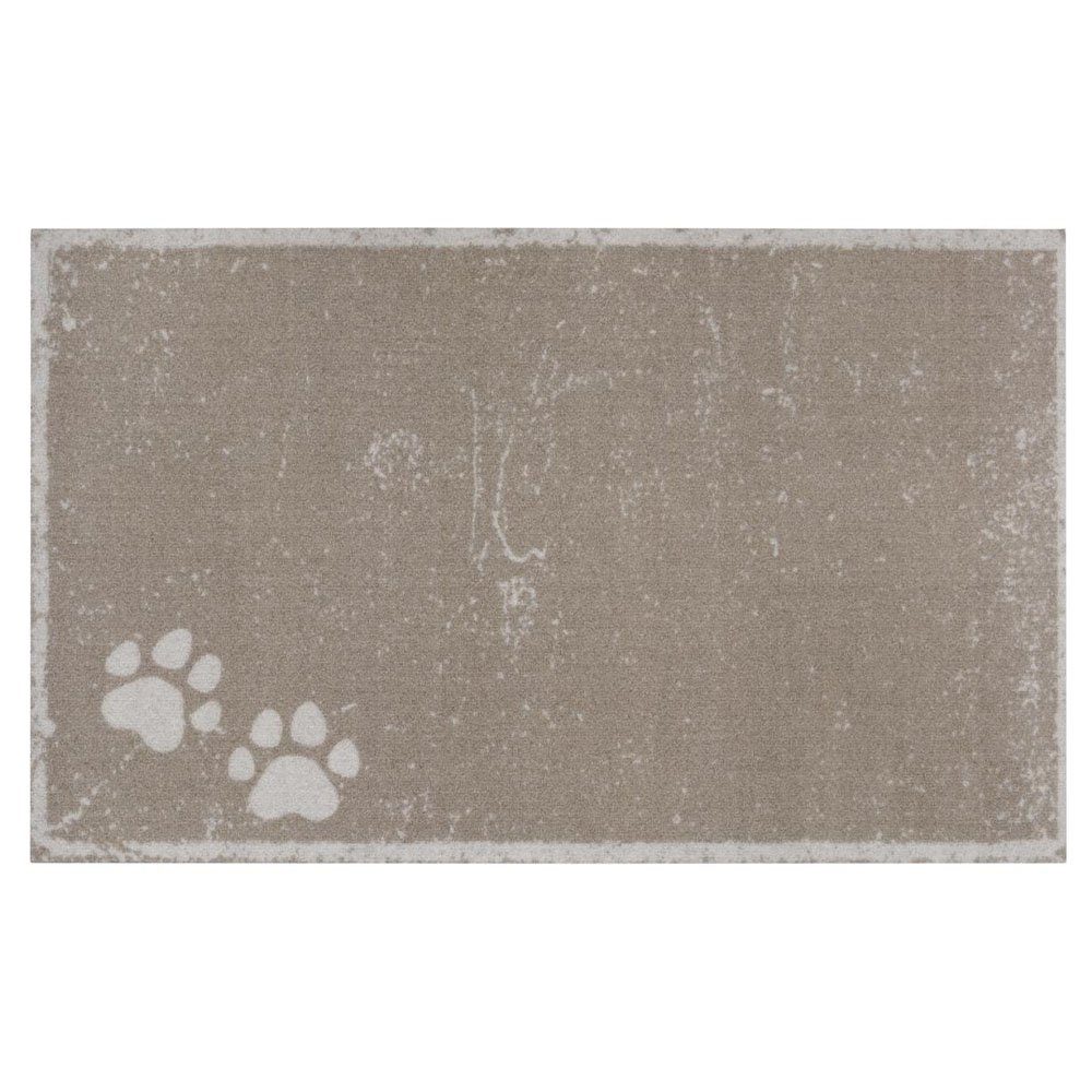 Fußmatte Waschbare Hundematte Beige mm 4 Creme, Paws HANSE Höhe: Home, rechteckig