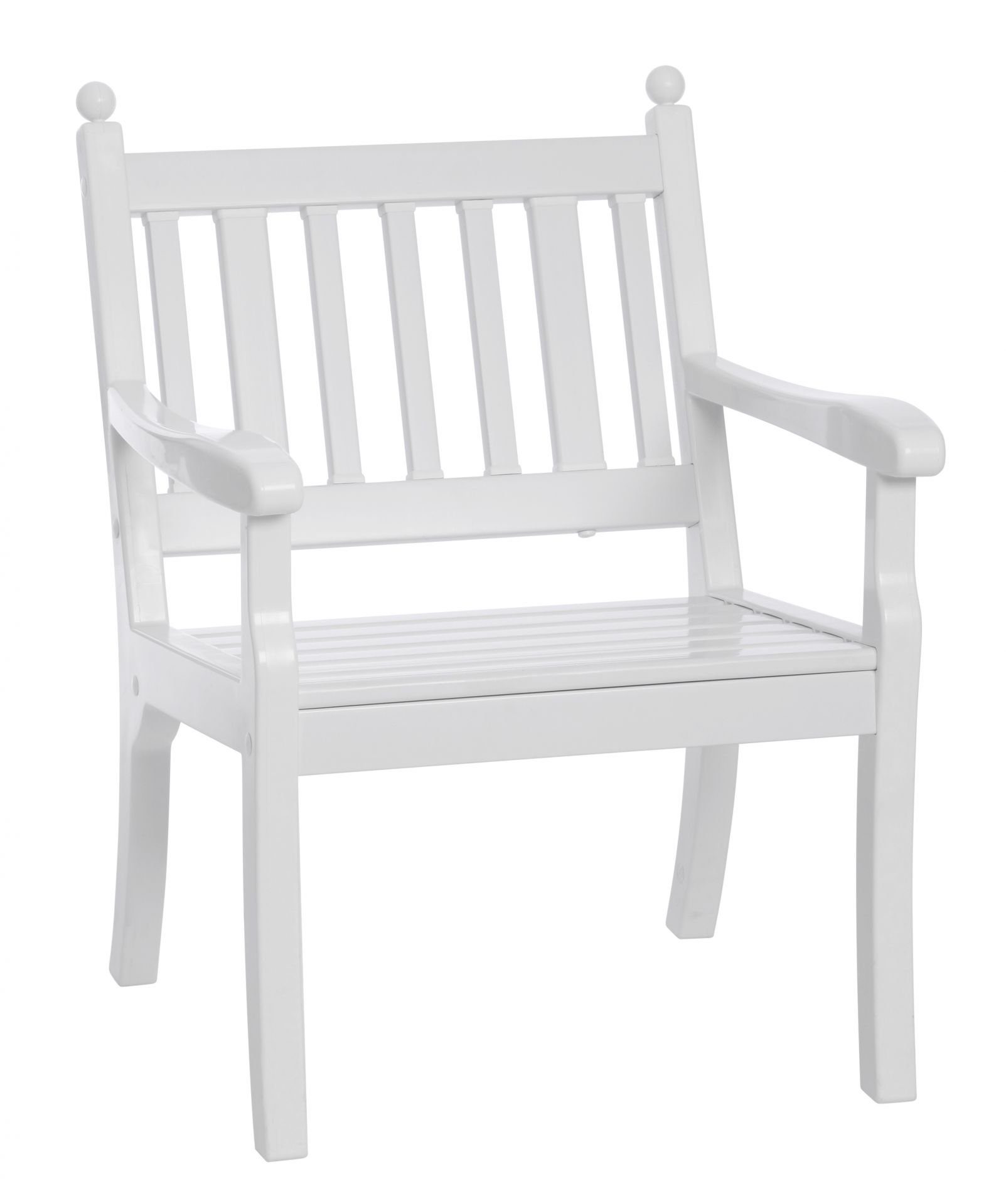 Blome Gartenbank Landhausbank Hohenzollern 1-Sitzer, Weiß