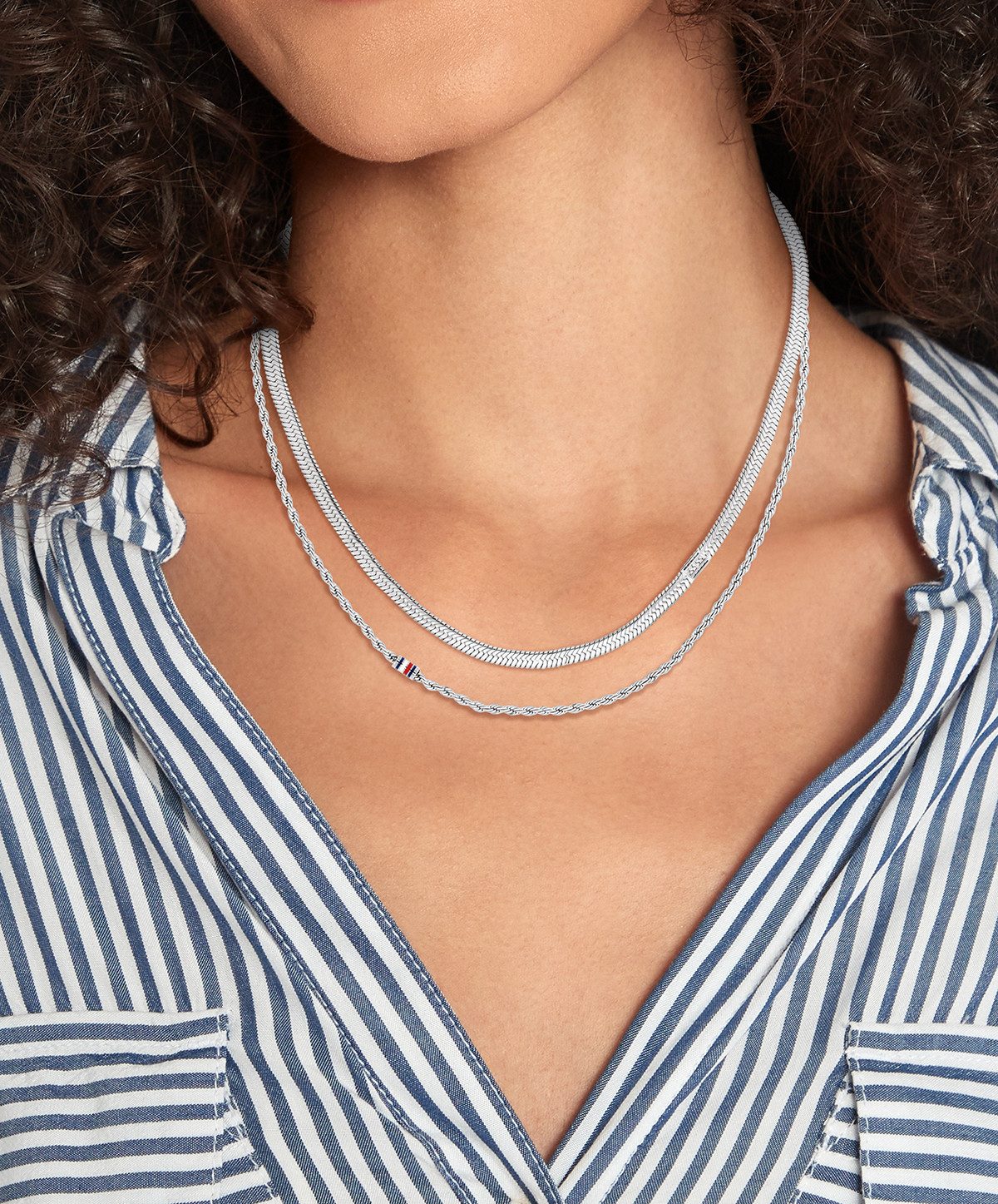 Tommy Hilfiger Edelstahlkette LAYERED SET günstig online kaufen