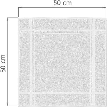 Lashuma Handtuch Set Checks, Frottee, (Set, 4-tlg), Küchenhandtücher braun Frottee 50x50 cm saugstark