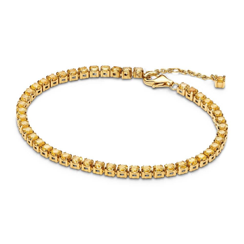 Pandora Armband Rivière-Armband für Damen, vergoldet von PANDORA Timeless