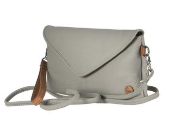 berba Umhängetasche Geertruida, Clutch, Schultertasche, Handschlaufe, grob genarbtes Leder