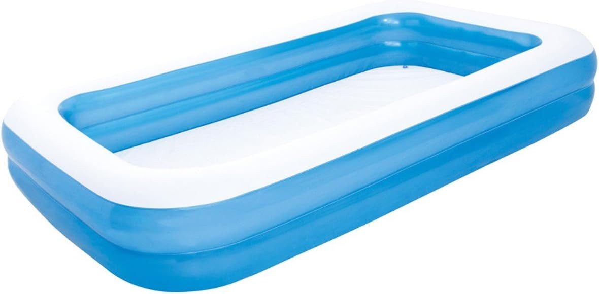 Bestway Rechteckpool Family Pool Blue Rectangular, 305 x 183 x 46 cm, Strapazierfähig, stabile I-Beam Konstruktion
