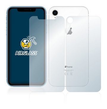 BROTECT flexible Panzerglasfolie für Apple iPhone XR (Display+Rückseite), Displayschutzglas, Schutzglas Glasfolie klar