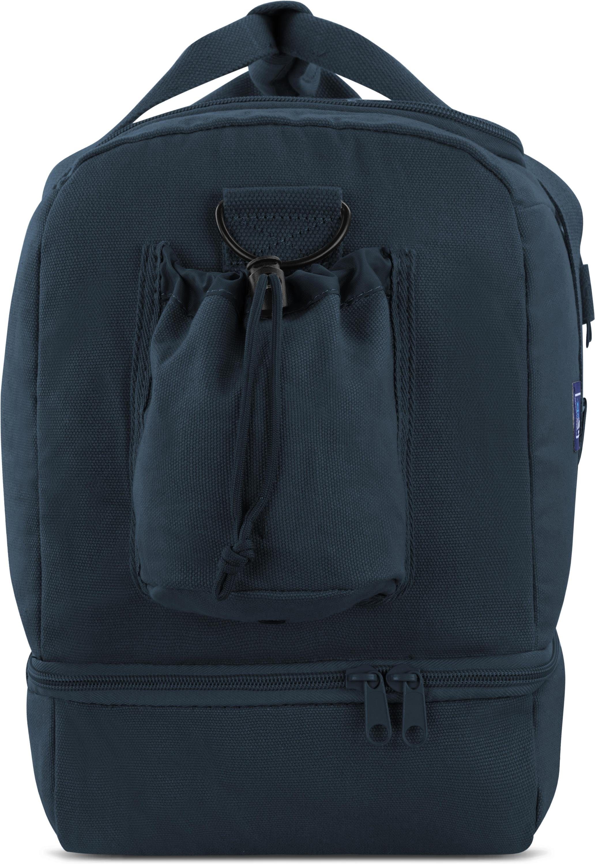 normani Umhängetasche Sport- Duffelbag Sporttasche Canvas-Tasche Handgepäcktasche und Reisetasche Navy Alert, Trainingstasche