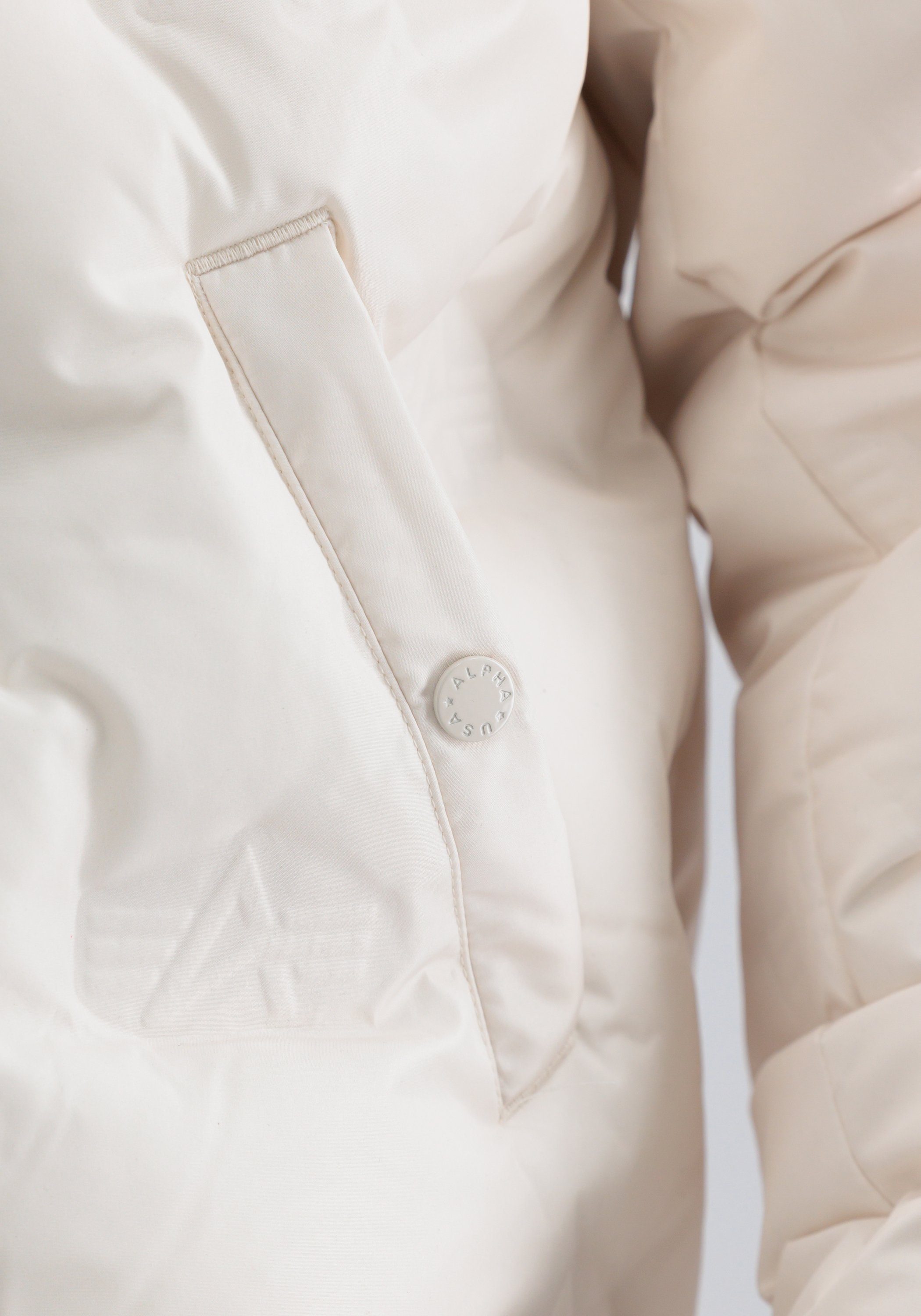 Alpha Industries Winterjacke Hooded Logo Puffer