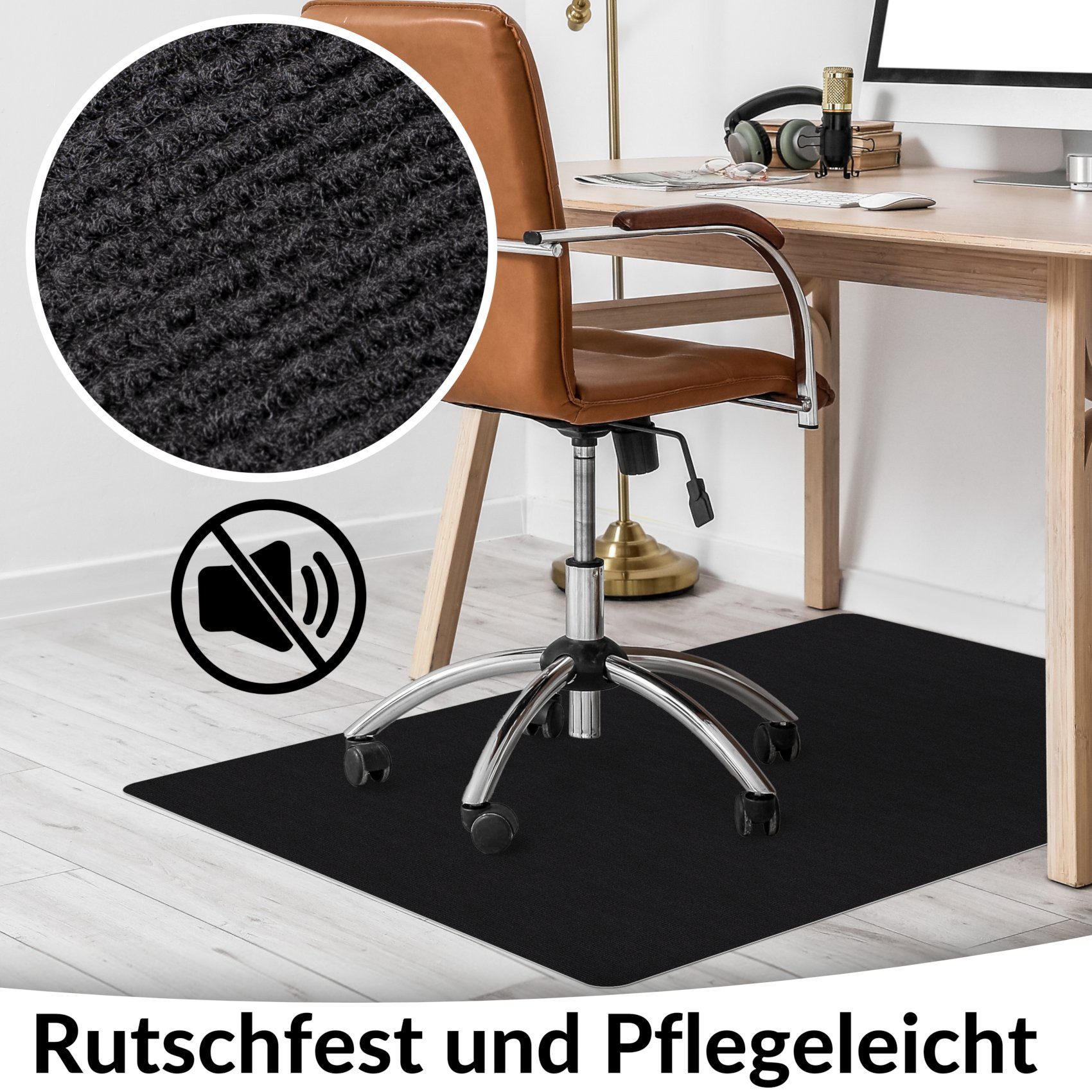 ANRO Bodenschutzmatte NEMESIS Bürostuhl Matte Teppich für Hartboden, Bodens günstig online kaufen