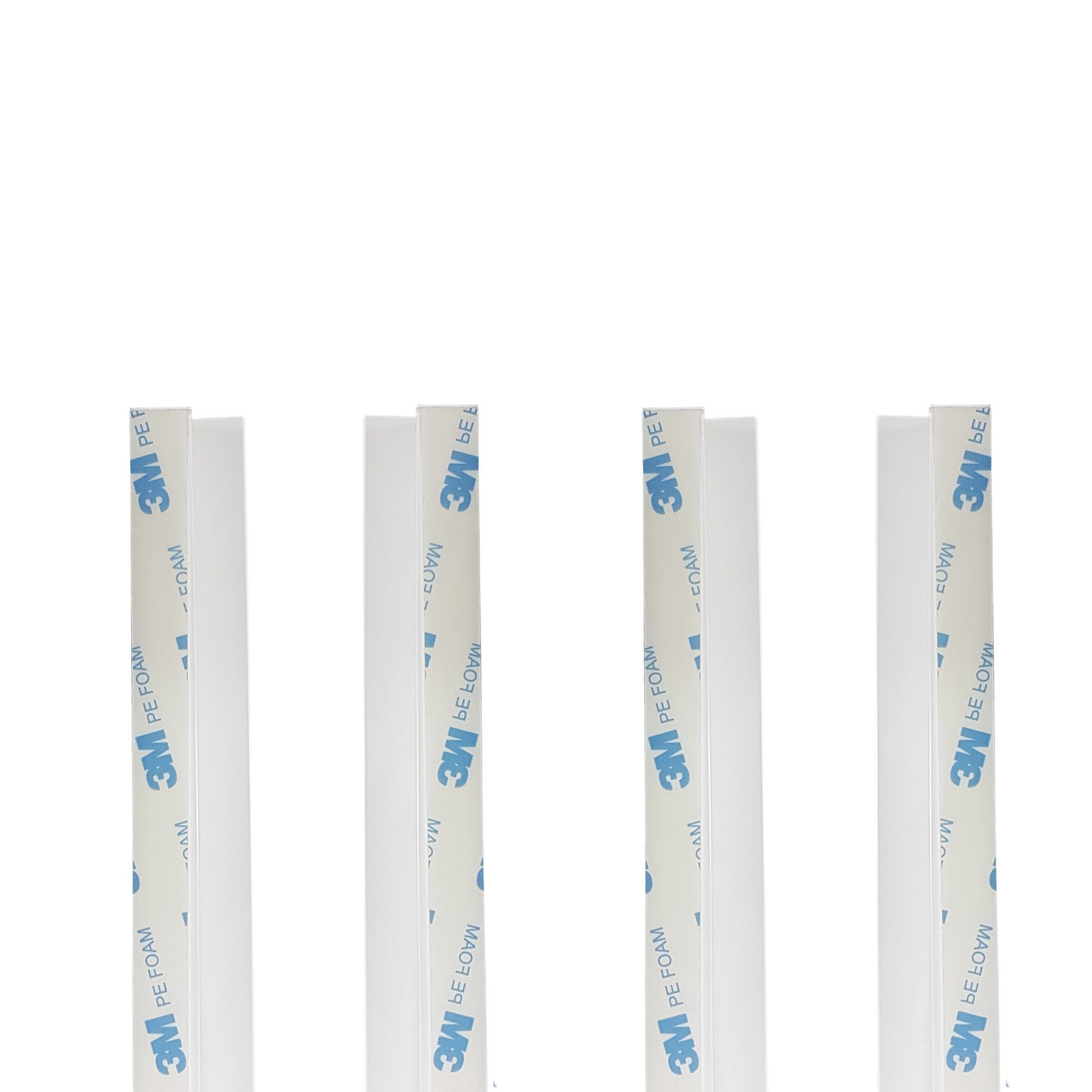 Verdunklungsrollo Führungsschienen Tenebra Verdunkelungs- und Thermorollo 4x 80 cm weiß, Victoria M., ohne Bohren, in Führungsschienen, Selbstklebend, Kompatibe – Bild 3 von 5