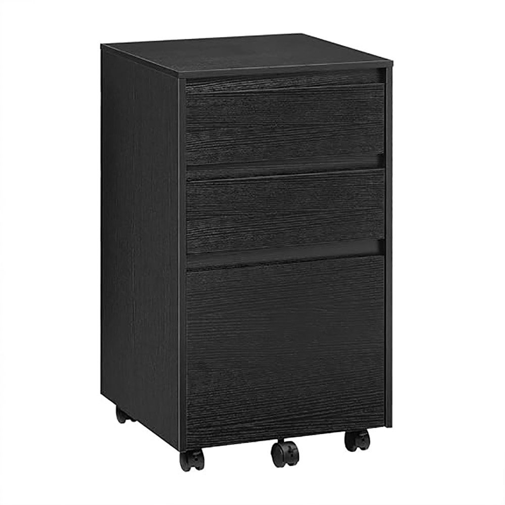 Woltu Aktenschrank (1-St) mobiler Schrank, Rollcontainer mit 3 Schubladen