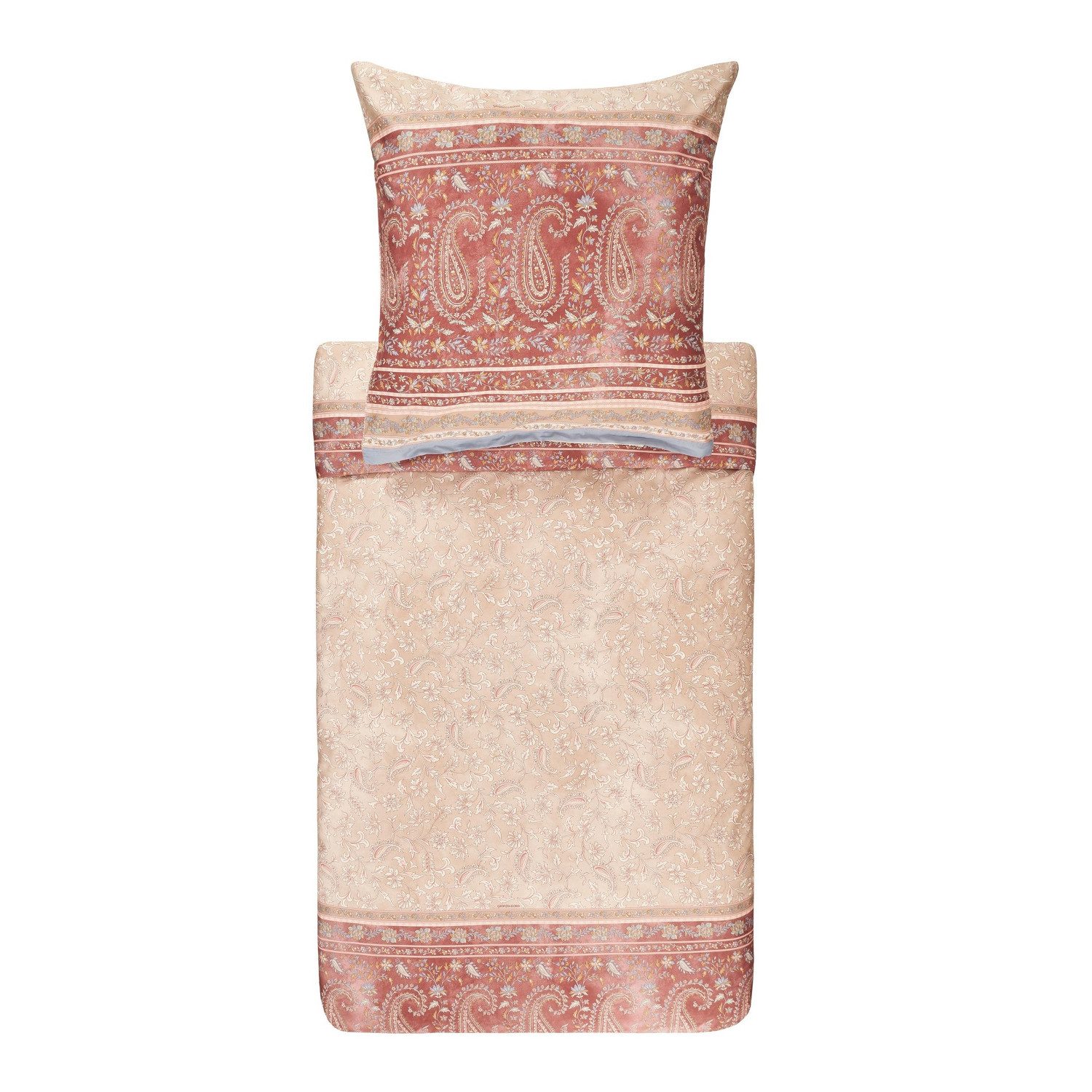 Bassetti Bettwäsche Bettwäsche Bassetti Mako Satin Como 41 beige creme beer günstig online kaufen