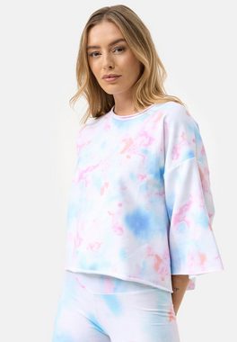Cotton Candy Sweatshirt NEETA in tollem Batik-Look