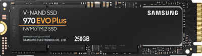 Samsung 970 EVO Plus NVMe™ M.2 SSD interne SSD (250 GB) 3500 MB/S Lesegeschwindigkeit, 3300 MB/S Schreibgeschwindigkeit