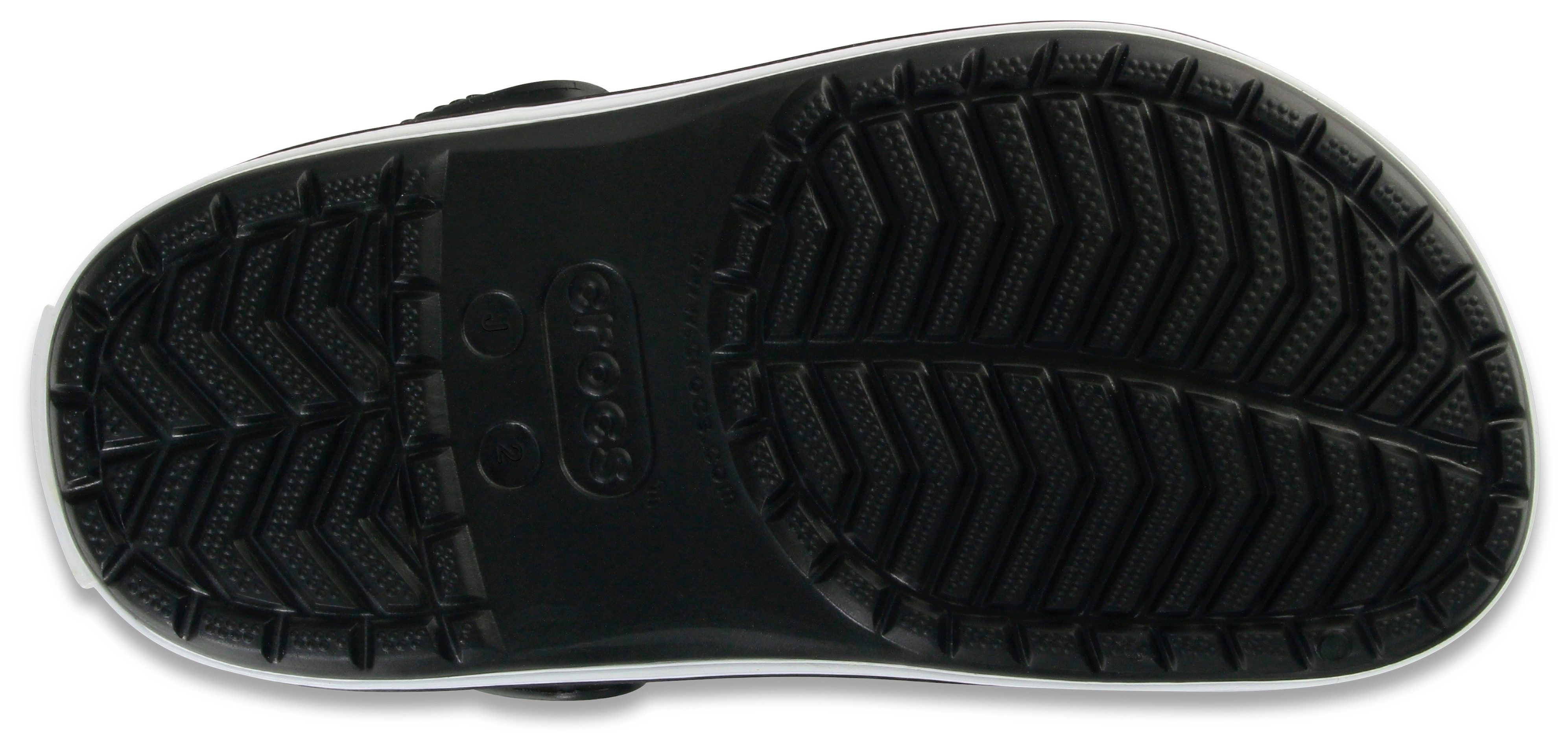 Crocs Crocband Clog K Clog Sommerschuh, Schlappen, Hausschuh, Badeschuh mit Kontrast-Akzenten