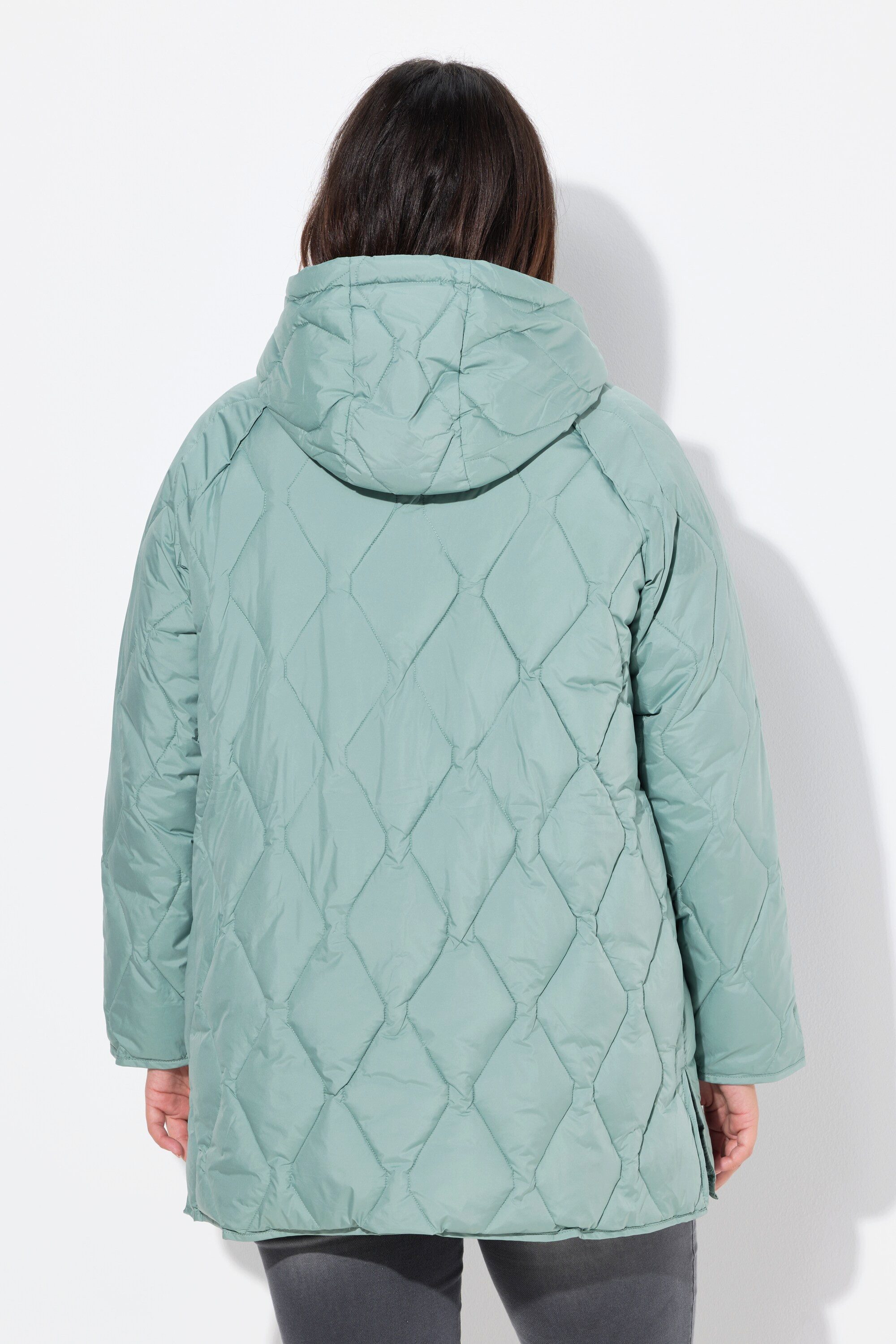 Ulla Popken Steppjacke HYPRAR Steppjacke 2-Wege-Zipper