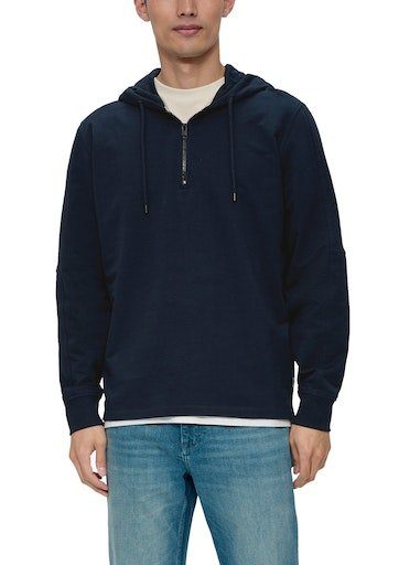 s.Oliver Kapuzensweatshirt mit Kapuze Blue