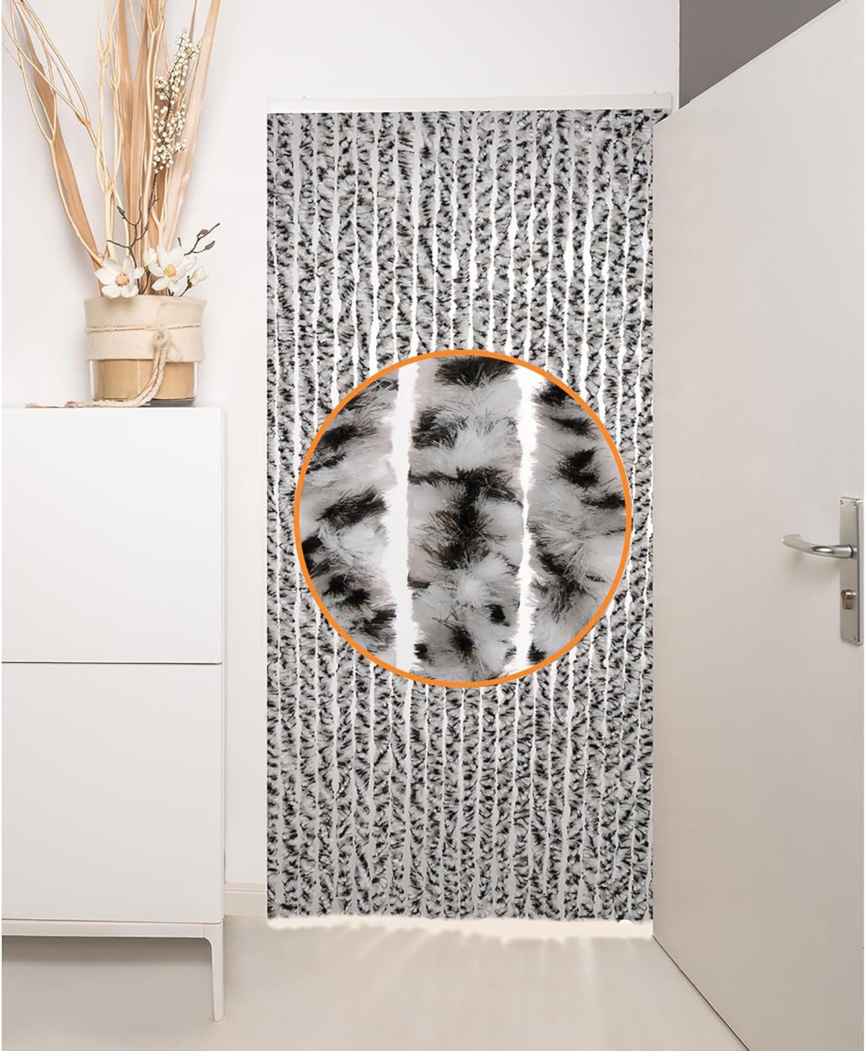 Defactoshop Insektenschutz-Vorhang Flauschvorhang Türvorhang Chenille Flieg günstig online kaufen