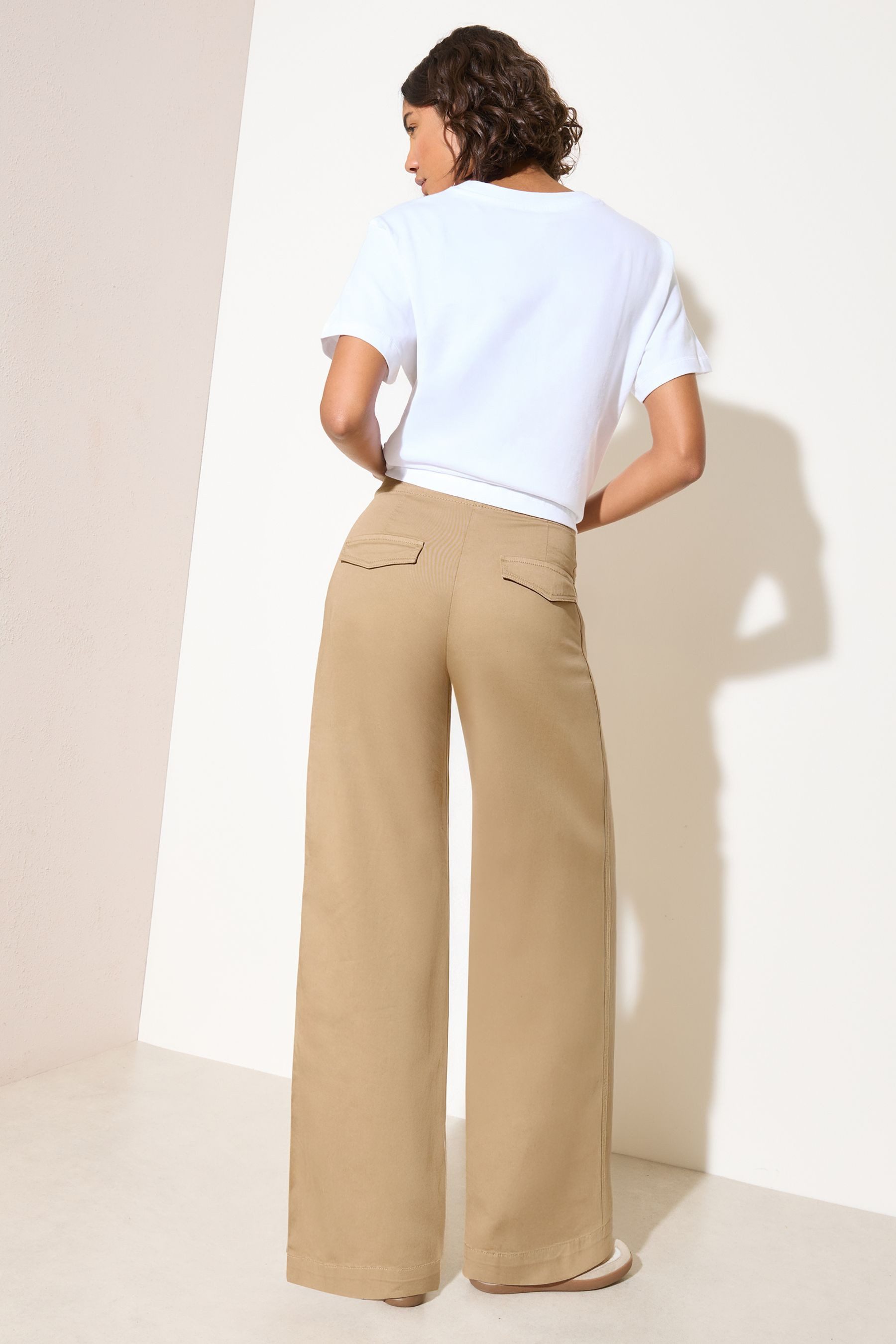 Friends Like These Palazzohose Friends Like These Bundfaltenhose mit weitem günstig online kaufen