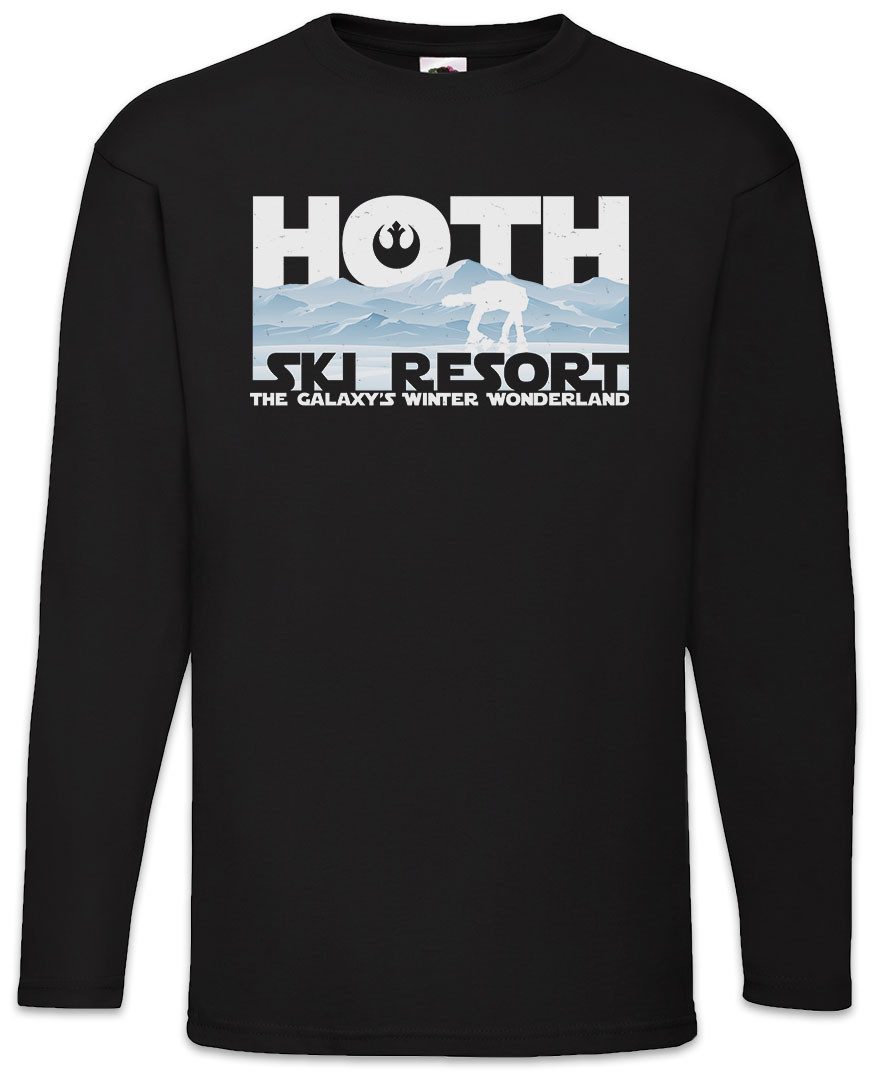 Langarmshirt Hoth Ski Resort Langarm T-Shirt Rebel Star Movie Sterne Tatooine Krieg