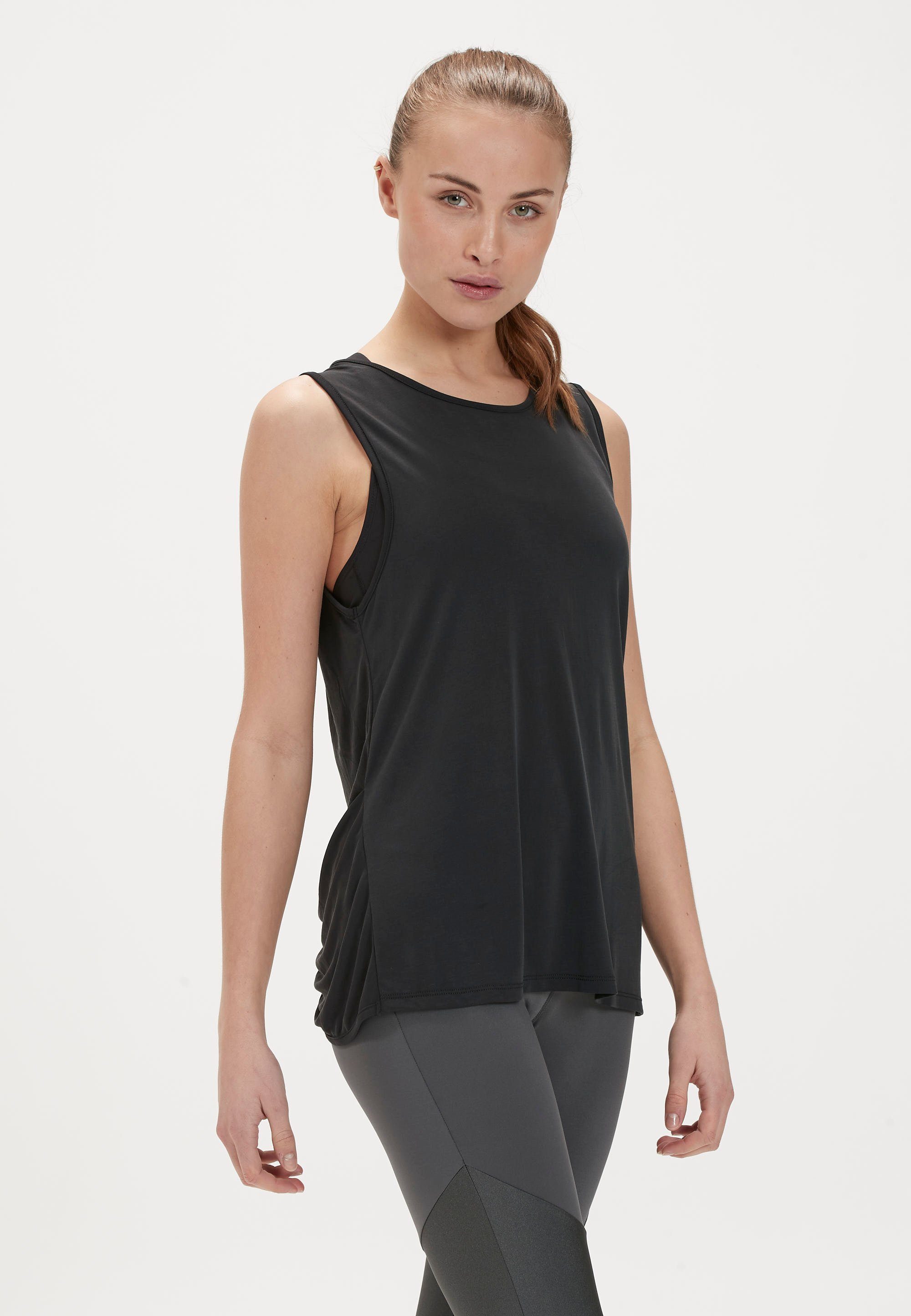 ATHLECIA Tanktop SUSAR W Knot Top (1-tlg) mit extra hohem Modal-Anteil