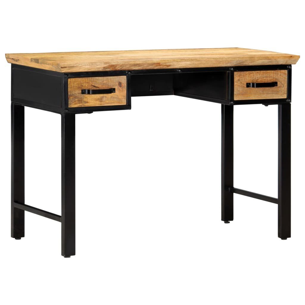 furnicato Schreibtisch 110 x 50 x 76 cm Mangoholz Massiv