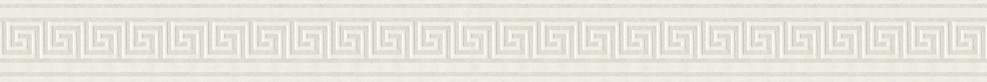 geometrisch, Geometrisch Tapete Bordüre Only aufgeschäumt, grau/creme Bordüre Borders, Création A.S.