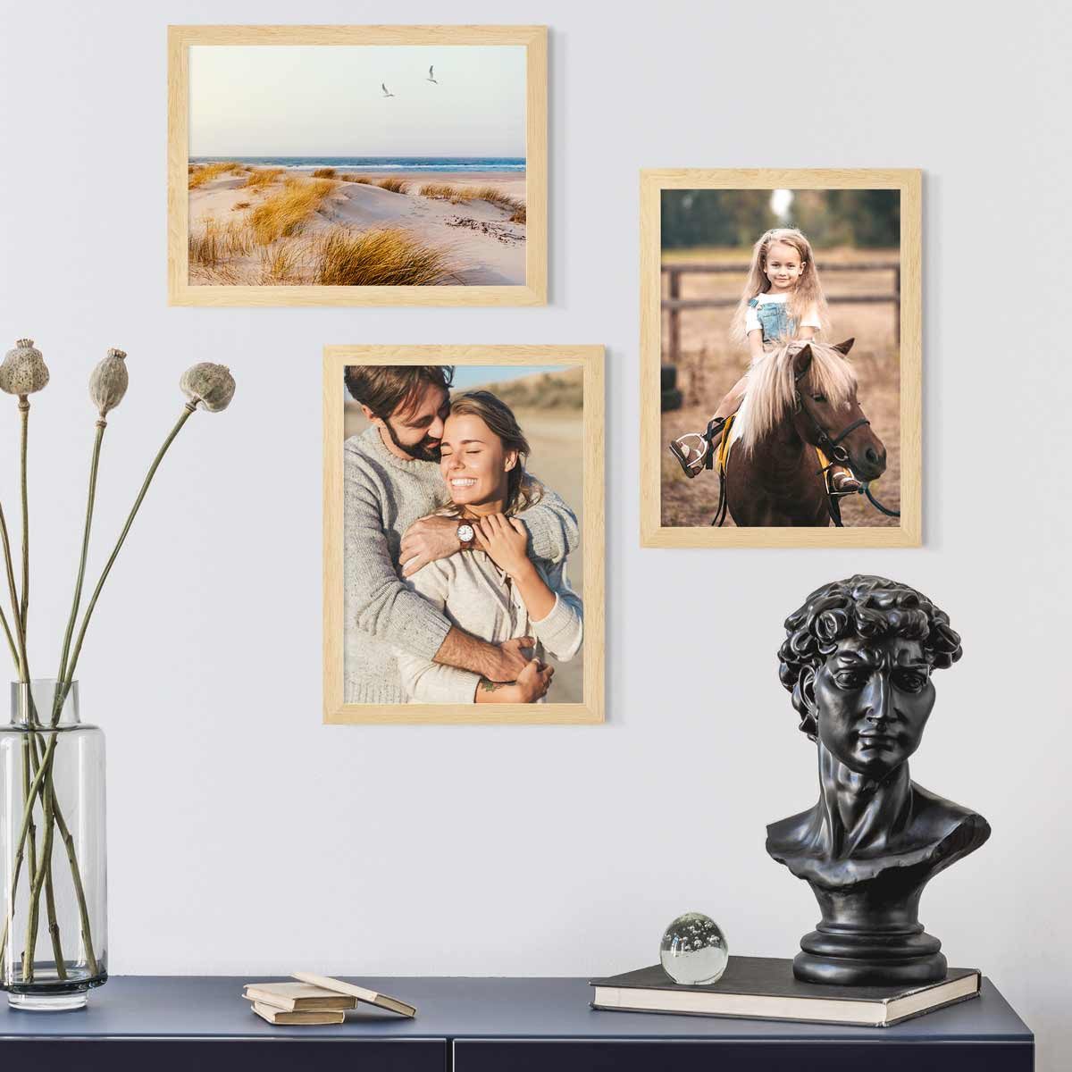 PHOTOLINI Bilderrahmen 3er Set breite Rahmen, günstig online kaufen