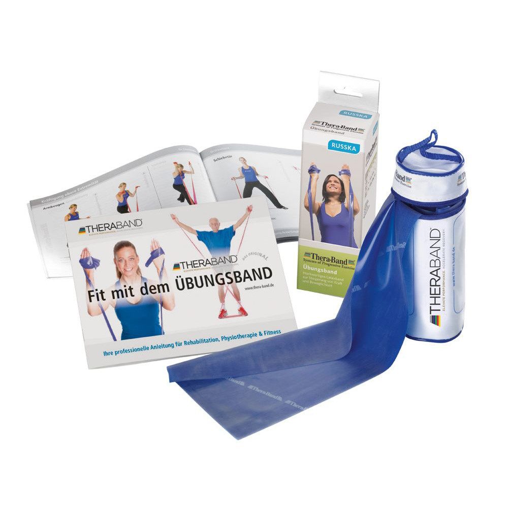 TheraBand Trainingsbänder Thera-Band »Travel«, extra stark, blau 2,5 m Reise